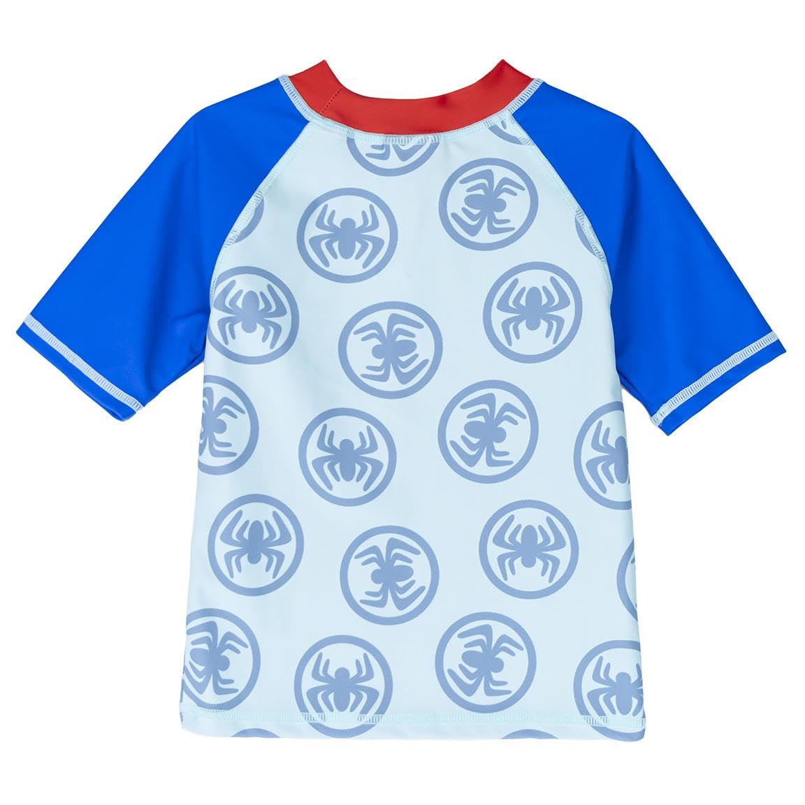 marvel-spidey-t-shirt-de-bain-gar-on-2-ans-rouge-et-bleu image 2