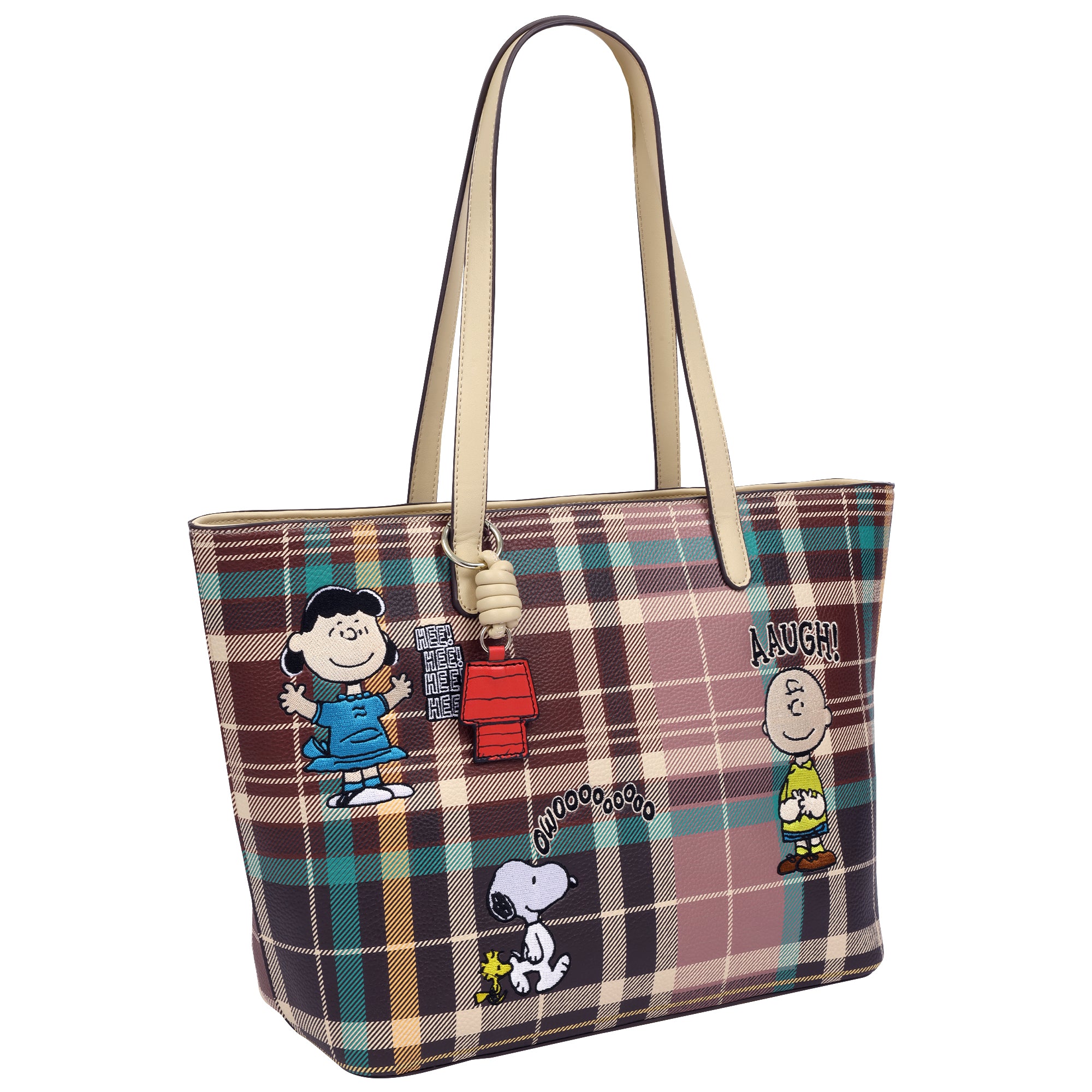 danielle-nicole-peanuts-heritage-tote-bag-carreaux-snoopy image 2