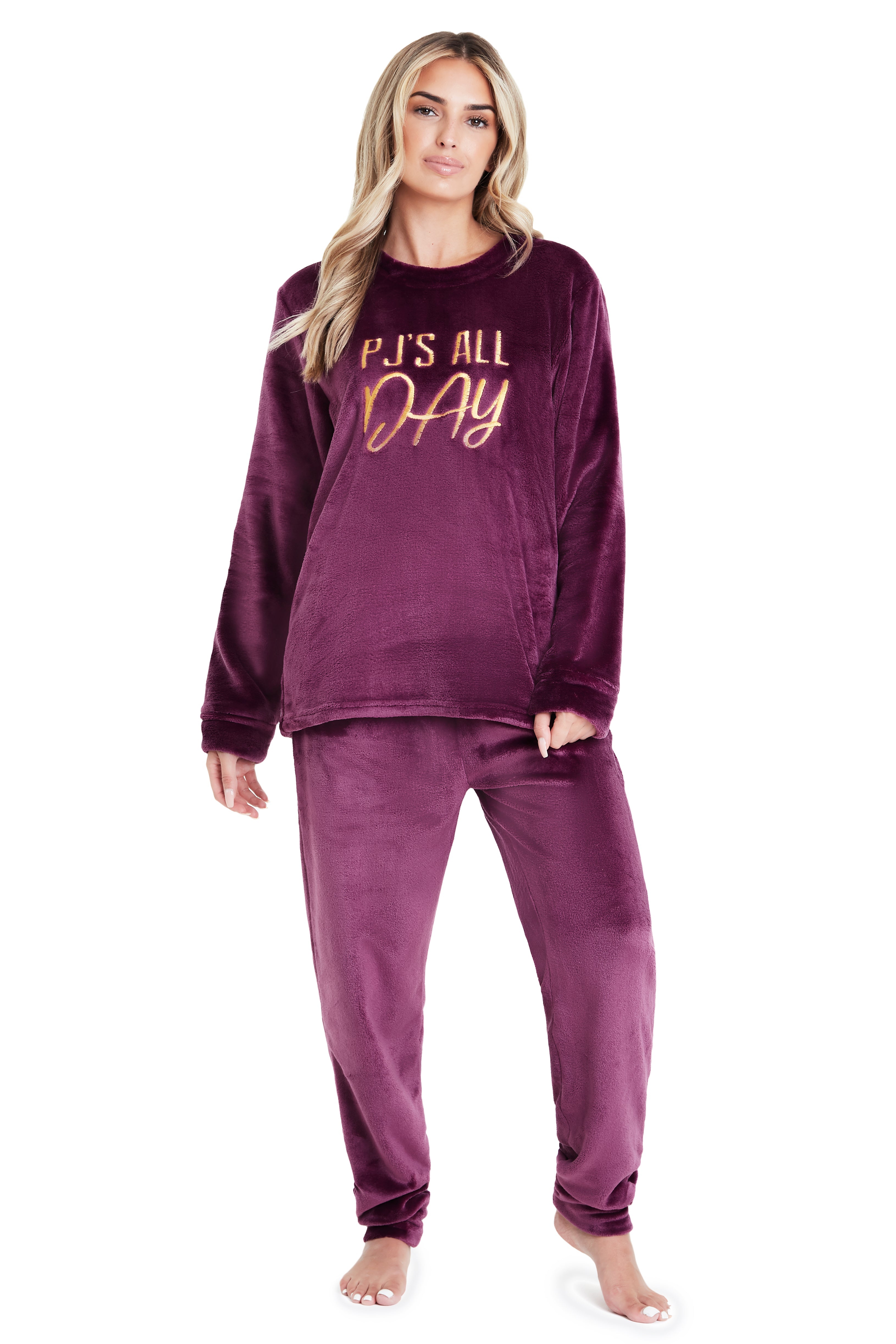 citycomfort-pyjama-polaire-femme-haut-pantalon image 8