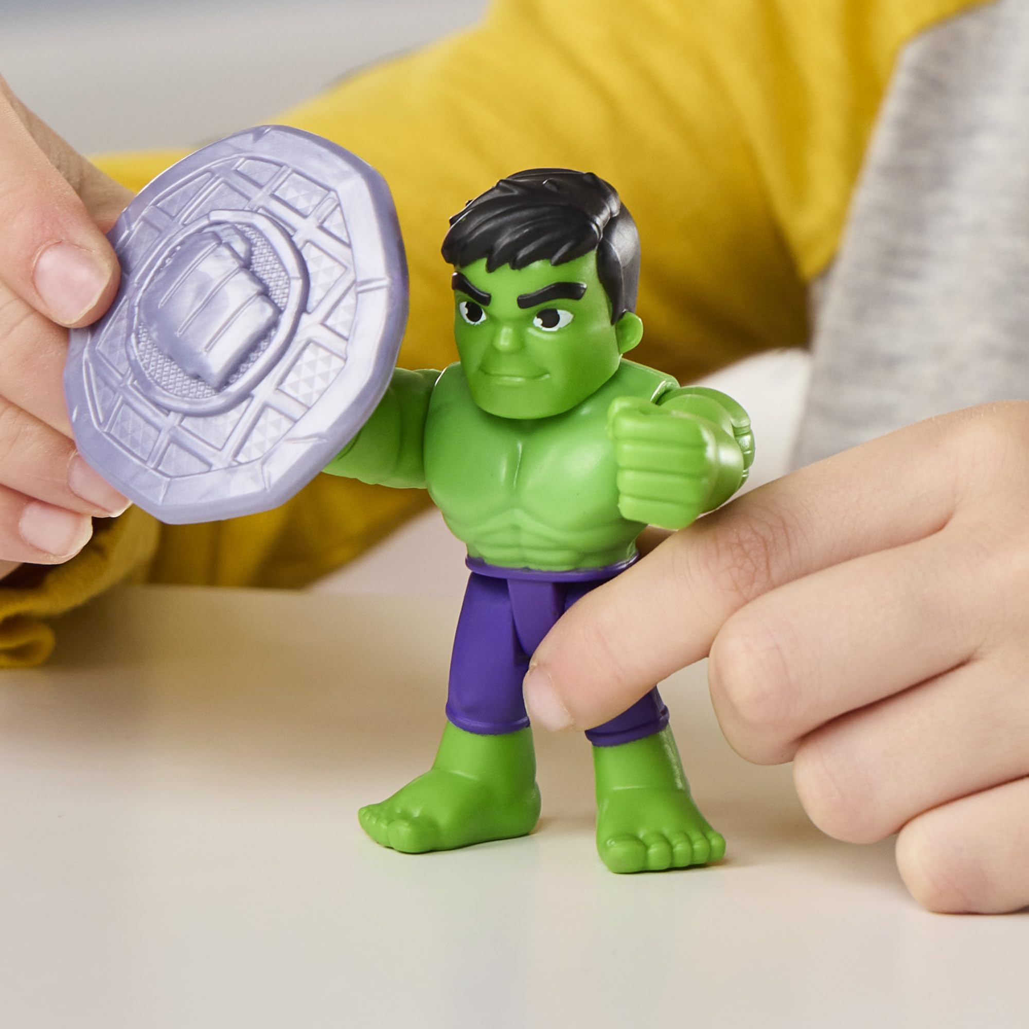 marvel-spidey-et-amis-hulk-figurine-7-5-cm-verte-articul-e image 6