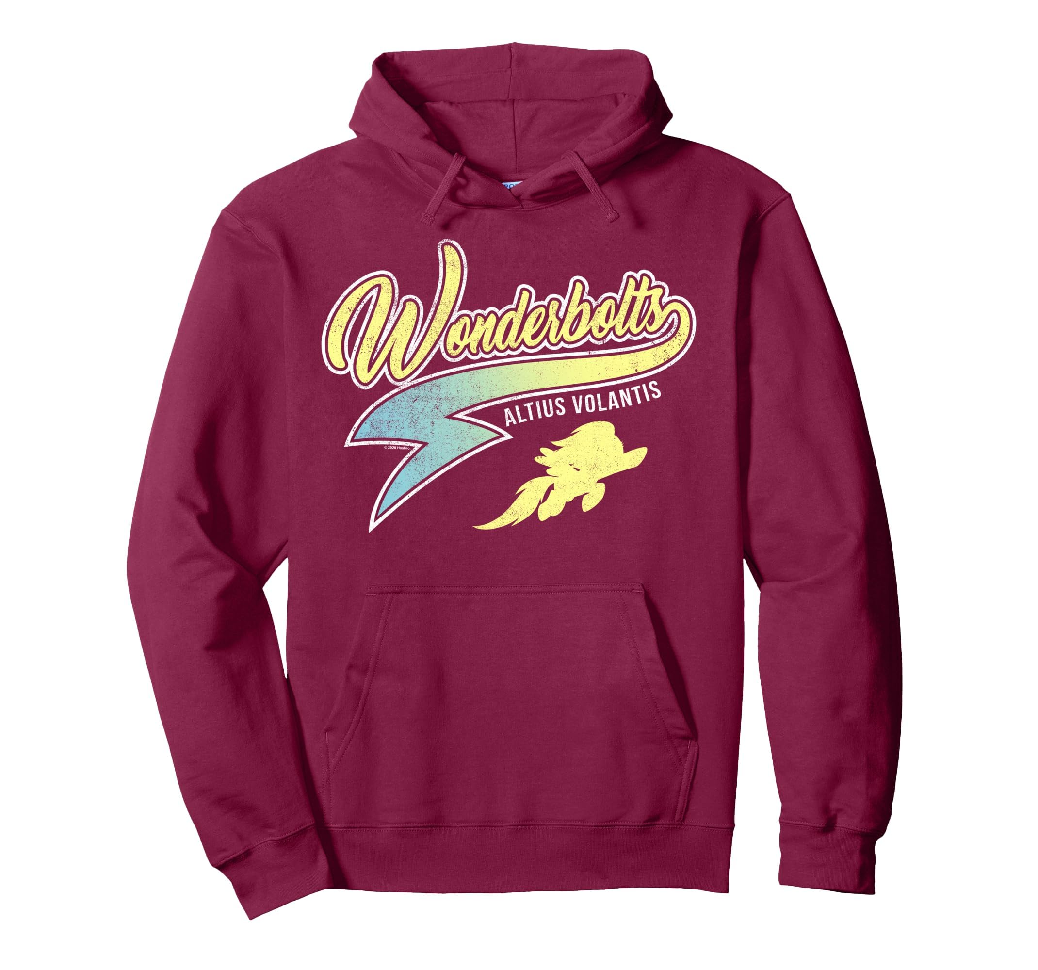 my-little-pony-wonderbolts-logo-sweat-capuche-noir image 4