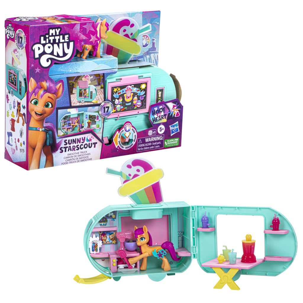 my-little-pony-a-new-generation-sunny-starscout-camion-smoothies-coffret-lumineu image 1