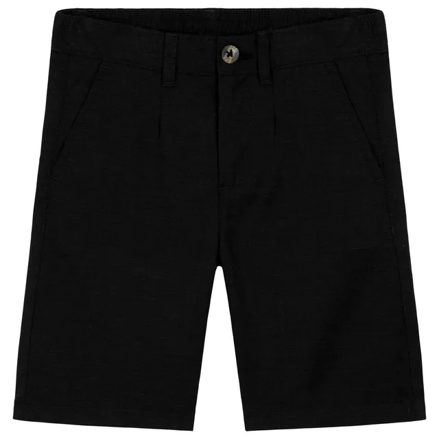 citycomfort-short-chino-gar-on-poches-taille-lastique-noir image 1