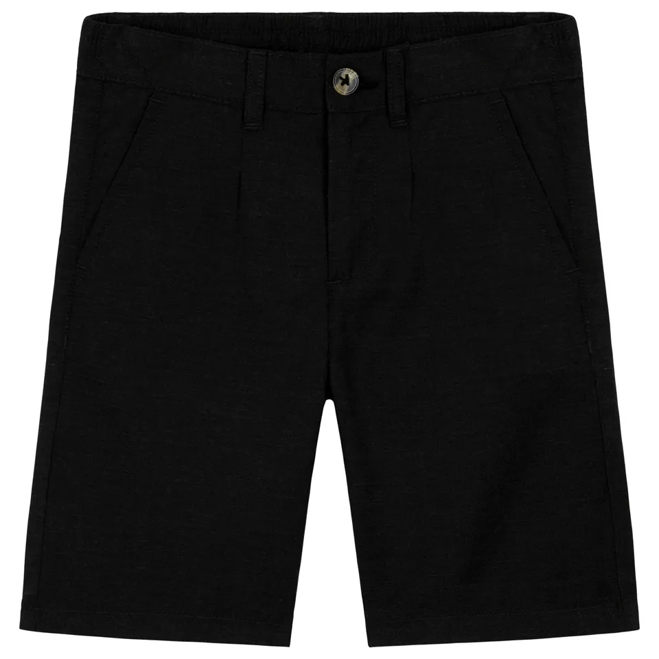 citycomfort-short-chino-gar-on-poches-taille-lastique-noir image 1