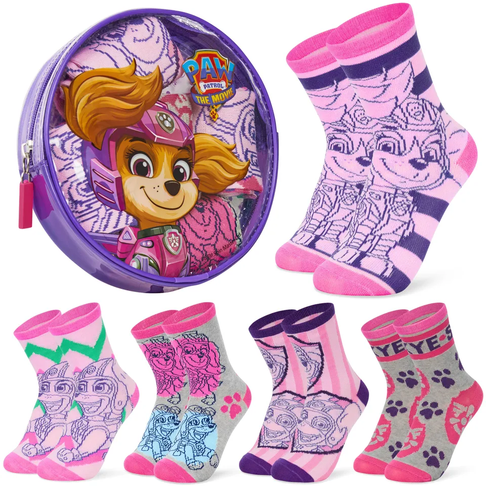 get-trend-girls-pat-patrouille-chaussettes-fille-lot-5 image 1