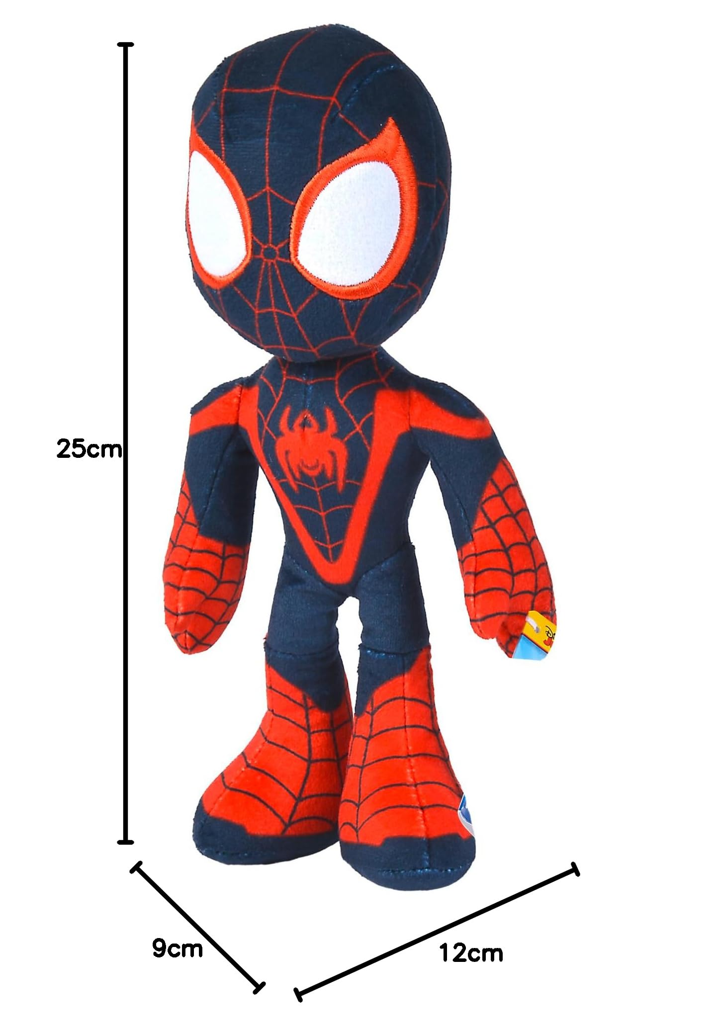 disney-spidey-miles-morales-peluche-25-cm-yeux-phosphorescents image 8