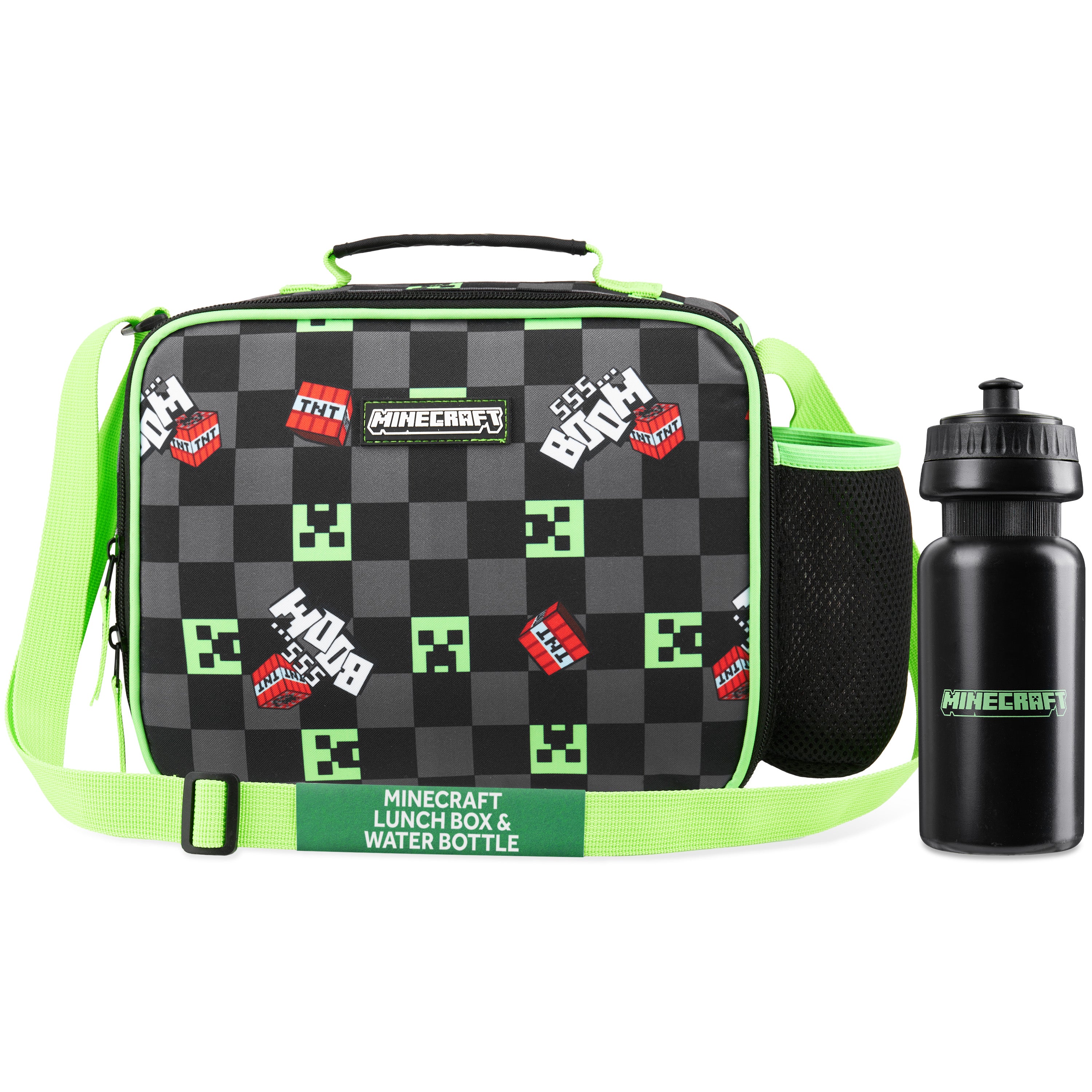 minecraft-creeper-sac-repas-isotherme-noir-vert-cole image 1
