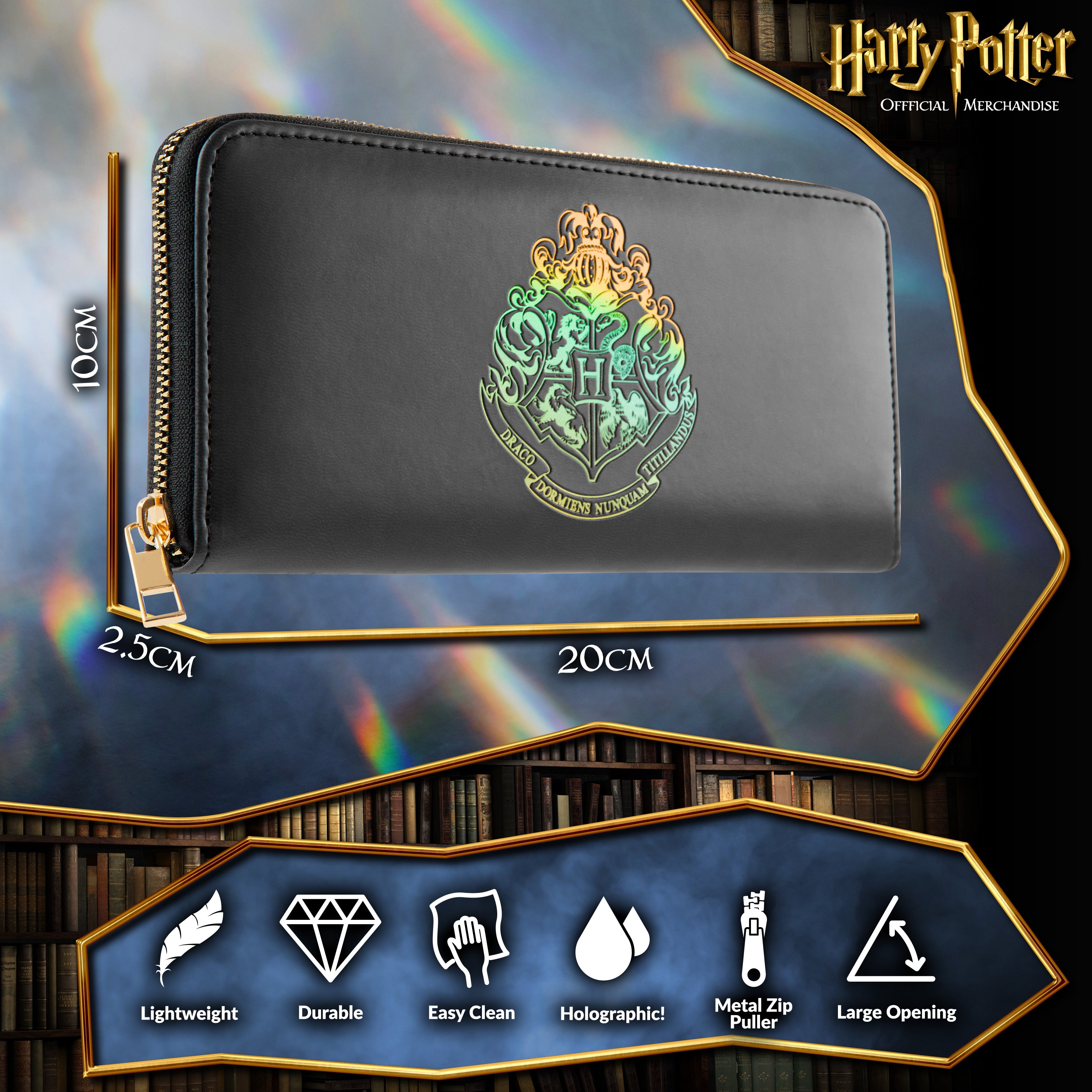 harry-potter-porte-monnaie-femme-zip-porte-cartes-officiel image 5