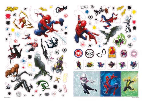 marvel-spider-man-coloriage-stickers-offerts-livre-4-ans image 6