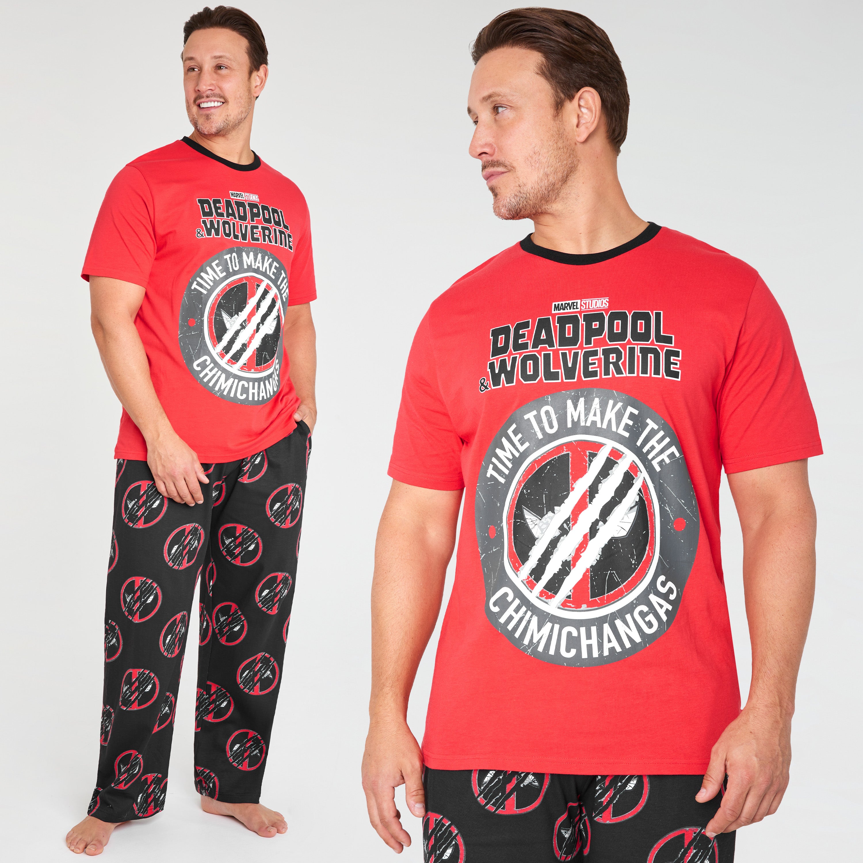 marvel-deadpool-wolverine-pyjama-homme-taille-l image 5