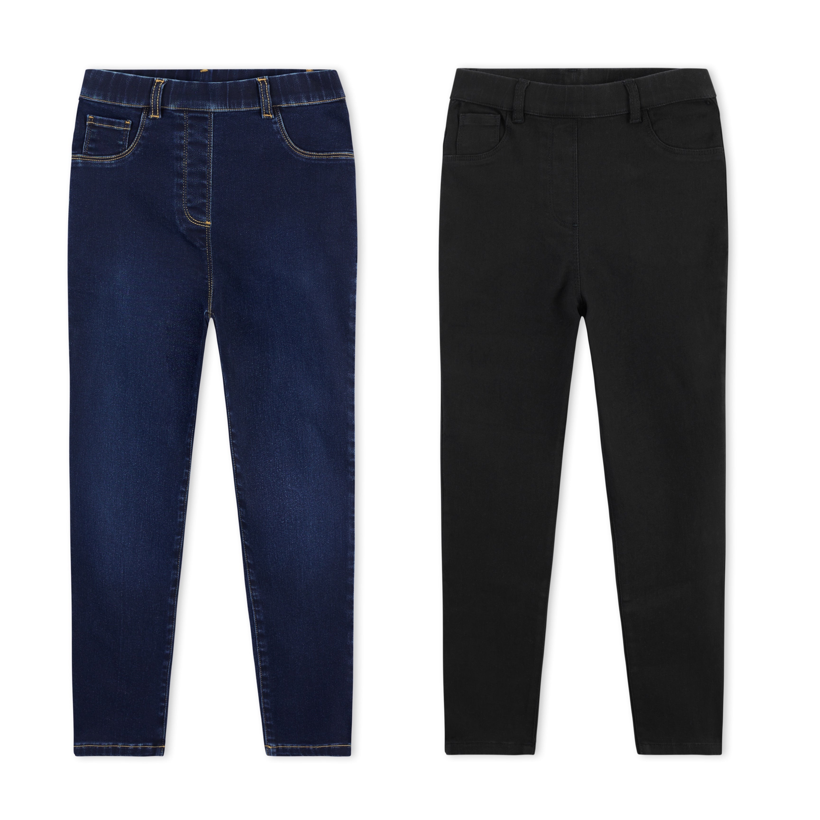 get-trend-citycomfort-jegging-3-4-femme-noir-taille-haute image 1