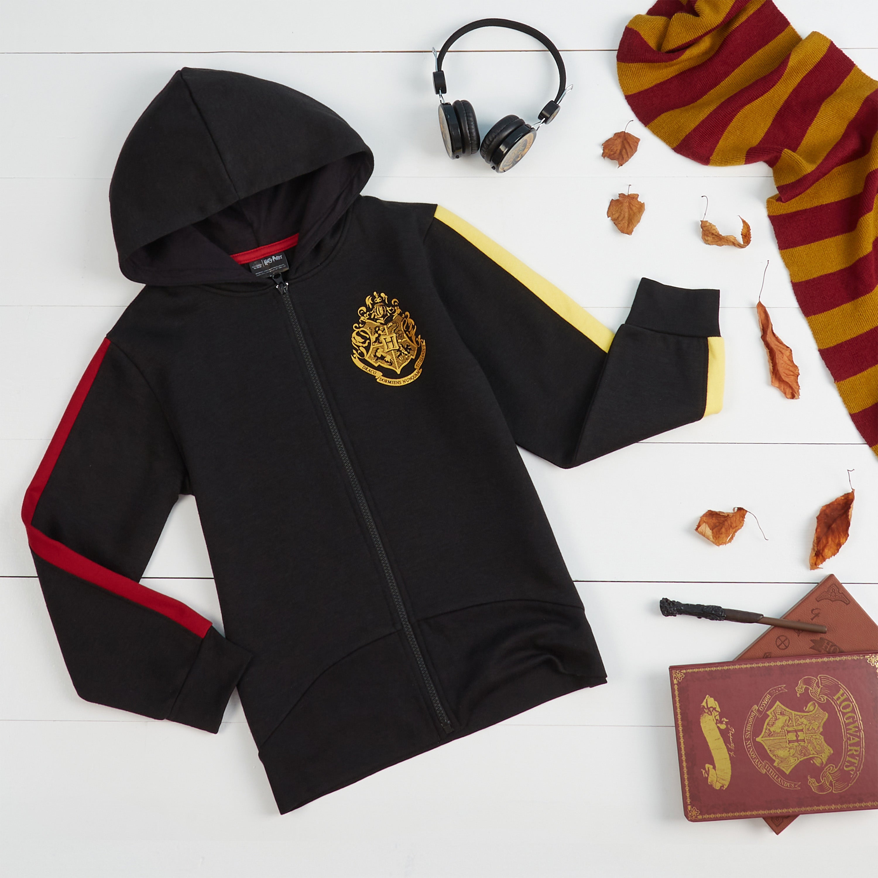 harry-potter-sweat-capuche-zipp-fille-poudlard-doux-7-14-ans image 2