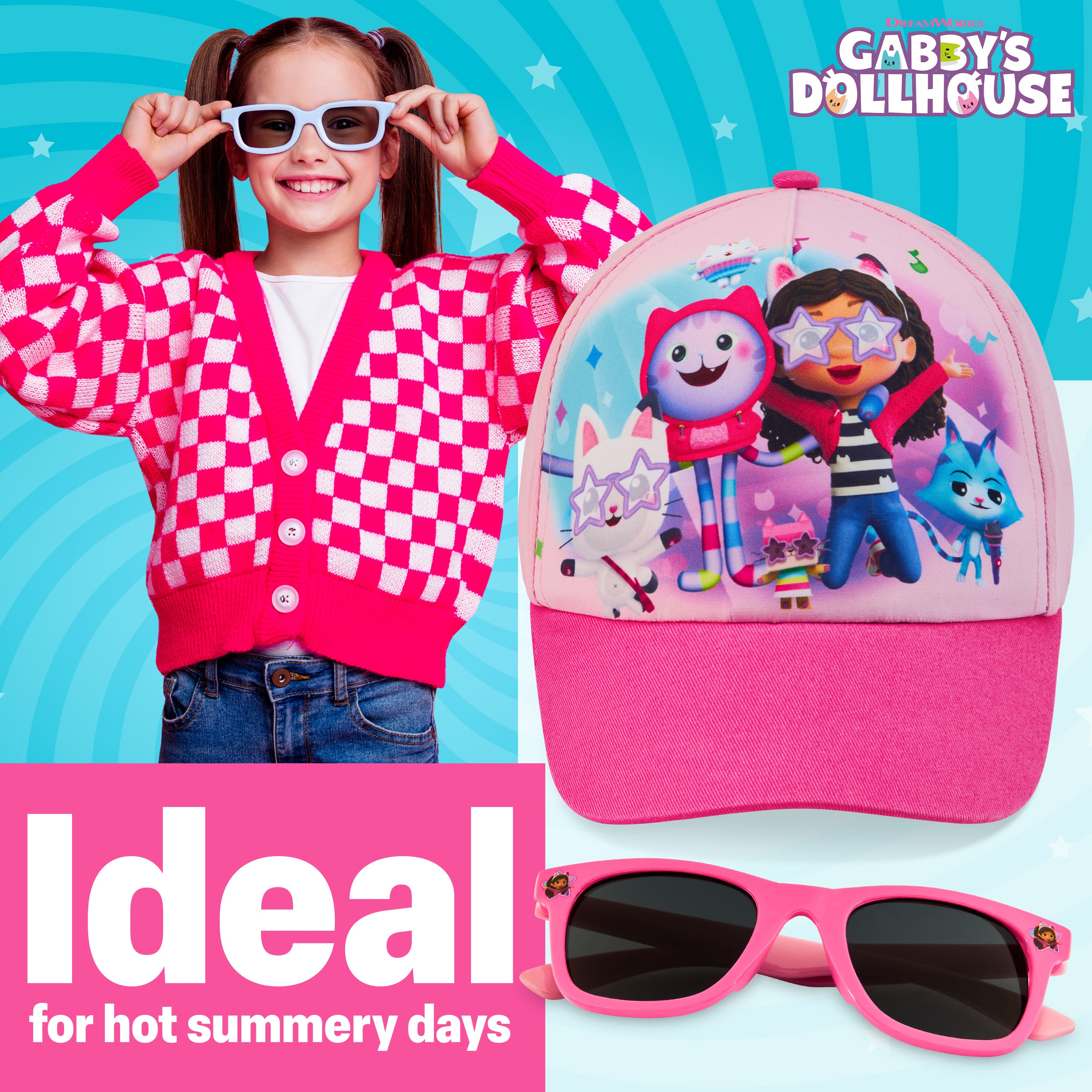 get-trend-gabby-s-dollhouse-casquette-lunettes-fille-uv400 image 3