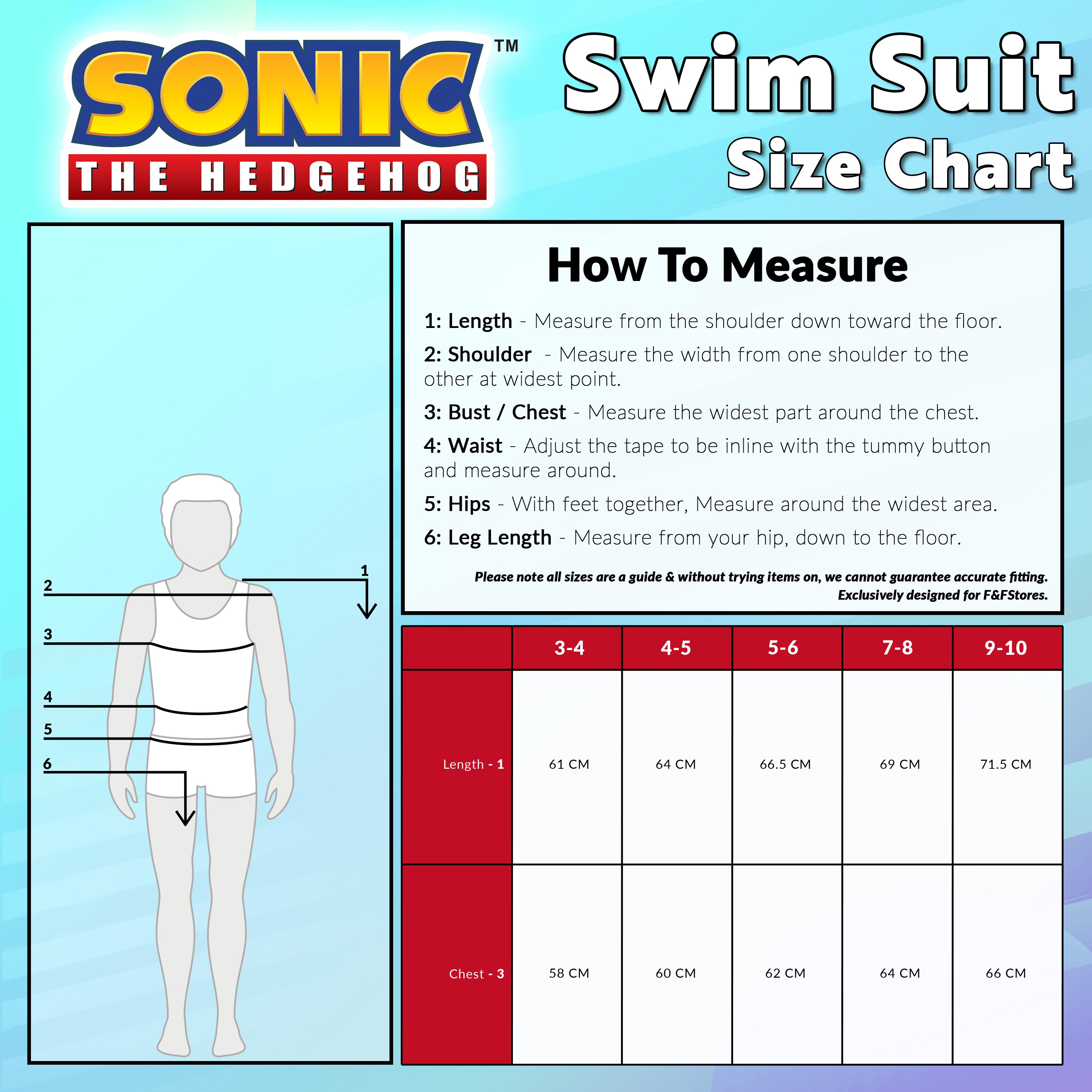 sonic-maillot-de-bain-gar-on-manches-courtes-zip-3-4-ans image 6