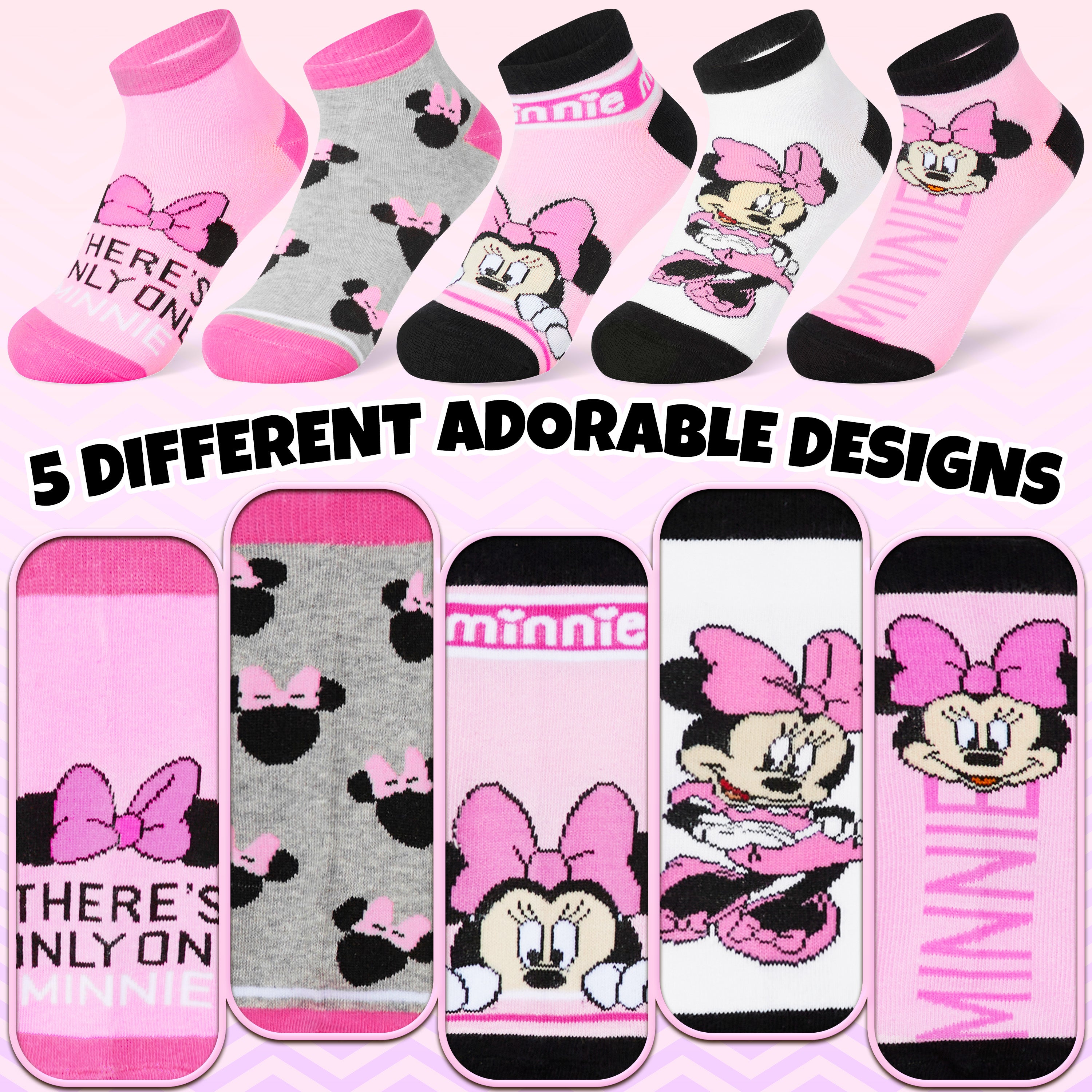 chaussettes-disney-fille-basses-coton-lot-de-5 image 5