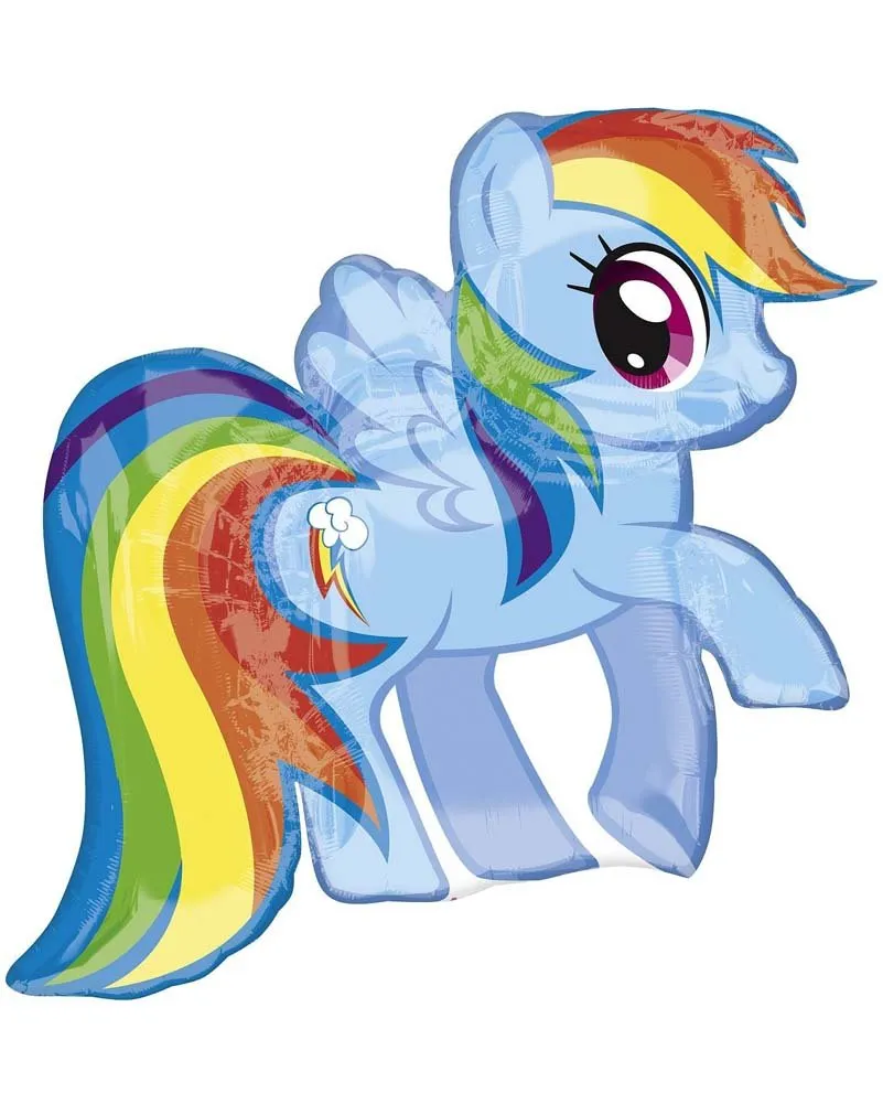 my-little-pony-ballon-h-lium-rainbow-dash-71-cm-28-pouces image 1