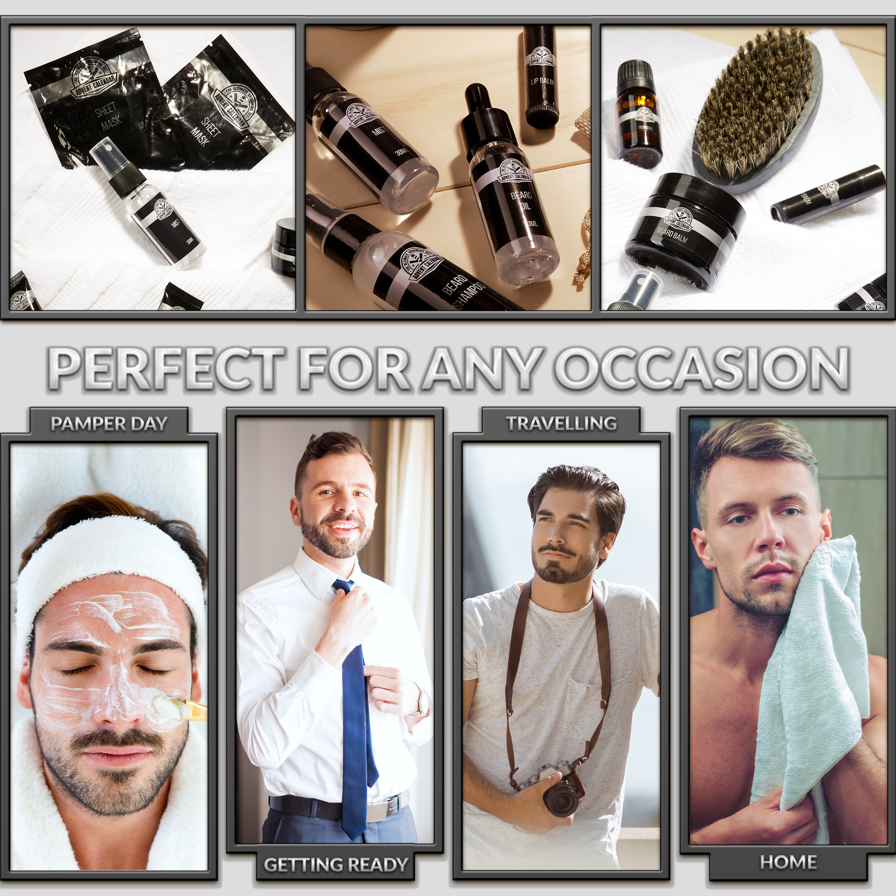 kreativekraft-kit-barbe-homme-coffret-soin-24-surprises-trousse image 7