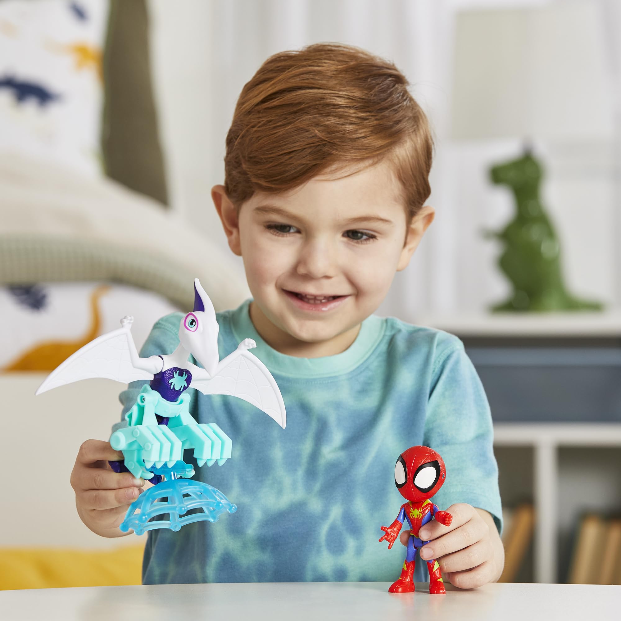 hasbro-spidey-amis-extraordinaires-ghostasaurus-spidey-figurine-10cm image 6