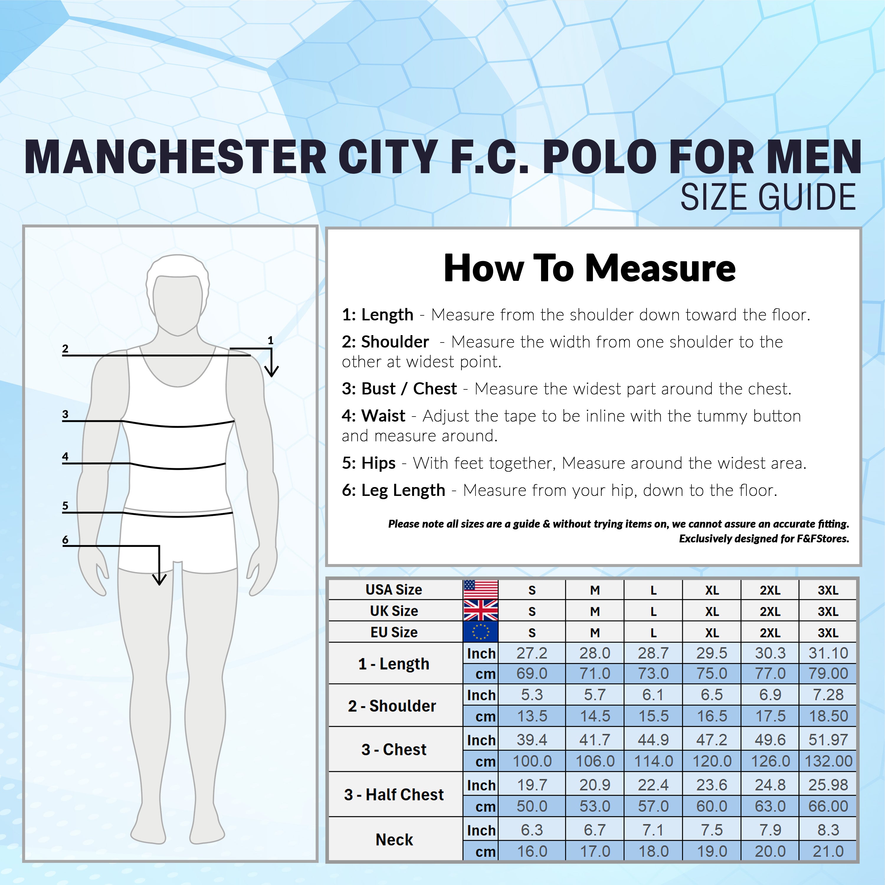 manchester-city-polo-homme-manches-courtes-bleu-taille-m image 6