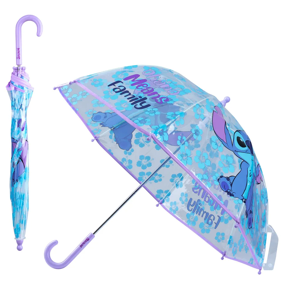 disney-stitch-parapluie-enfant-cloche-transparent-l-ger image 1
