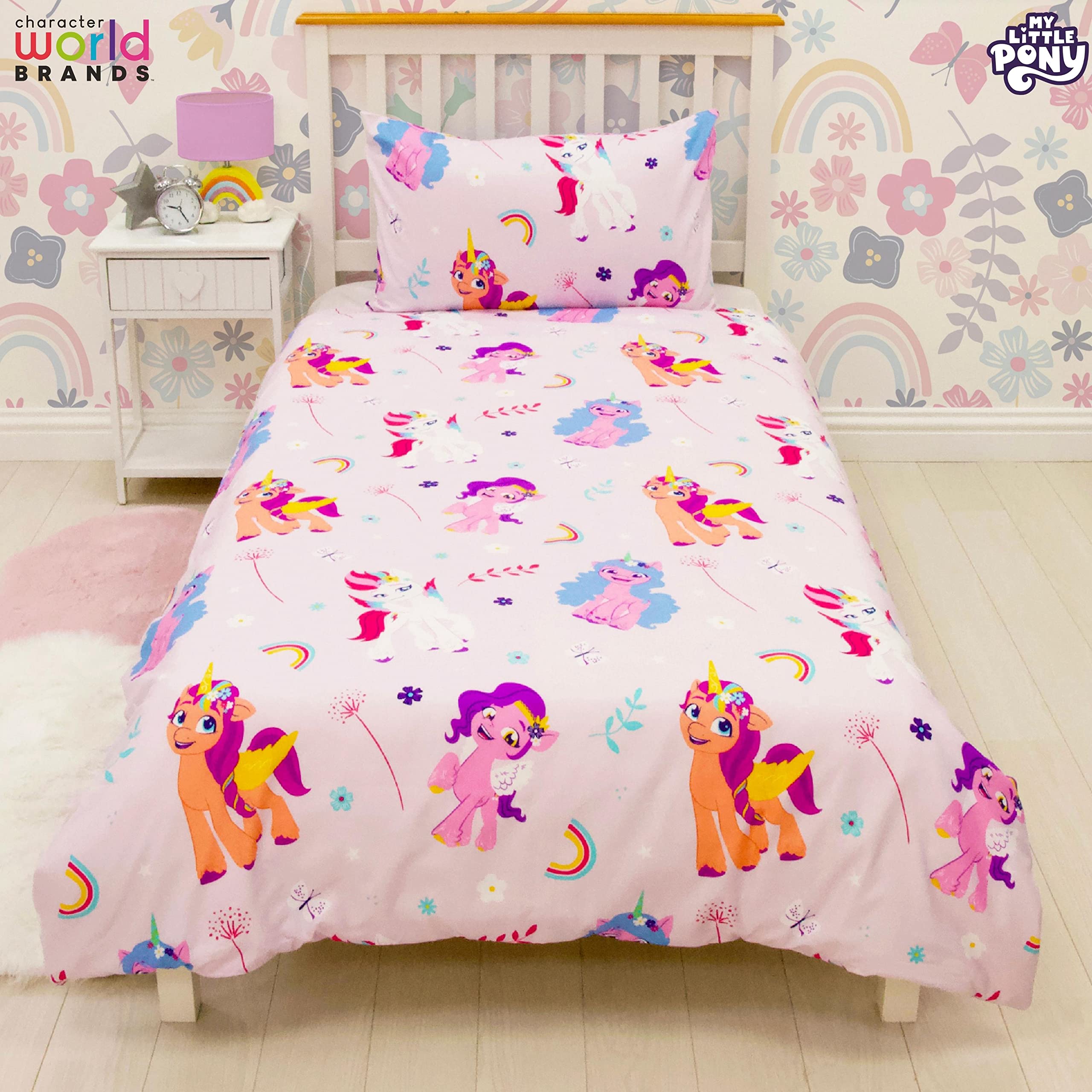 my-little-pony-parure-de-lit-simple-fleurs-135x200-polyester image 3