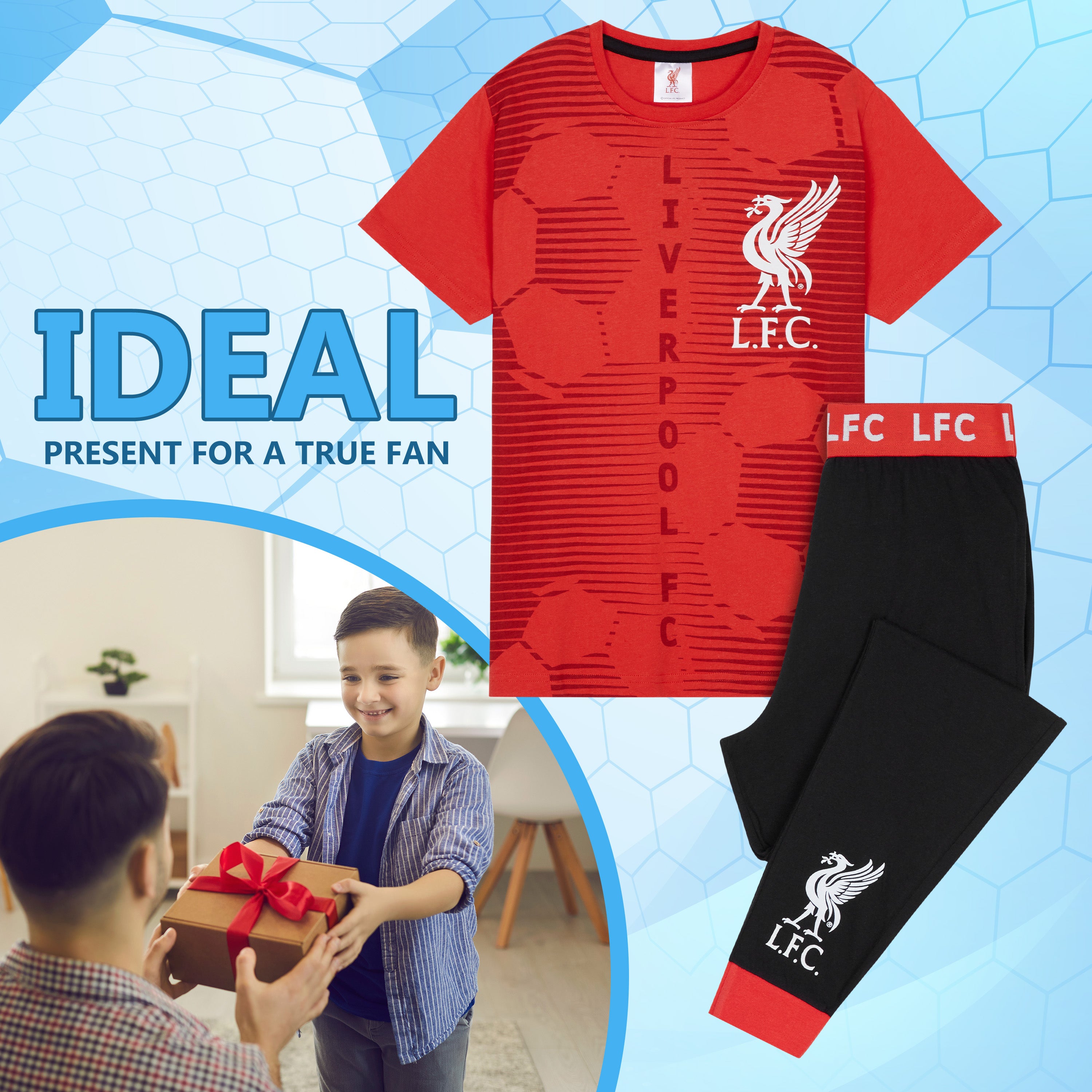 liverpool-fc-pyjama-gar-on-coton-rouge-ensemble-5-14-ans image 3