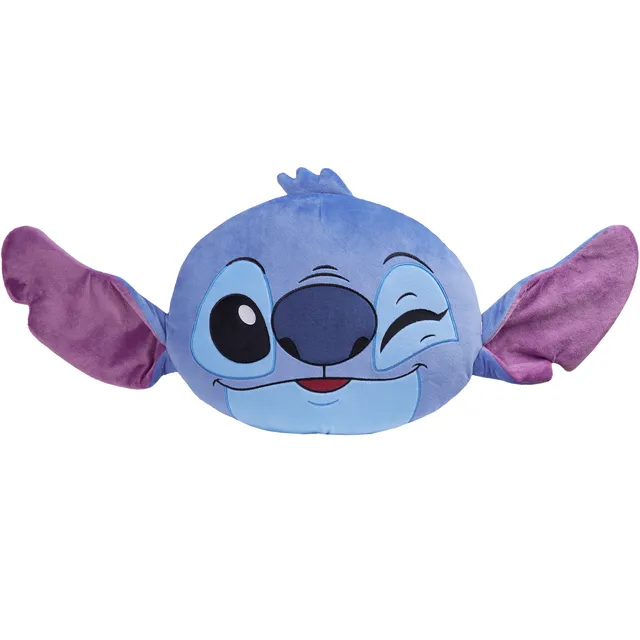 disney-stitch-coussin-peluche-bleu-violet-39-5x31-cm image 1