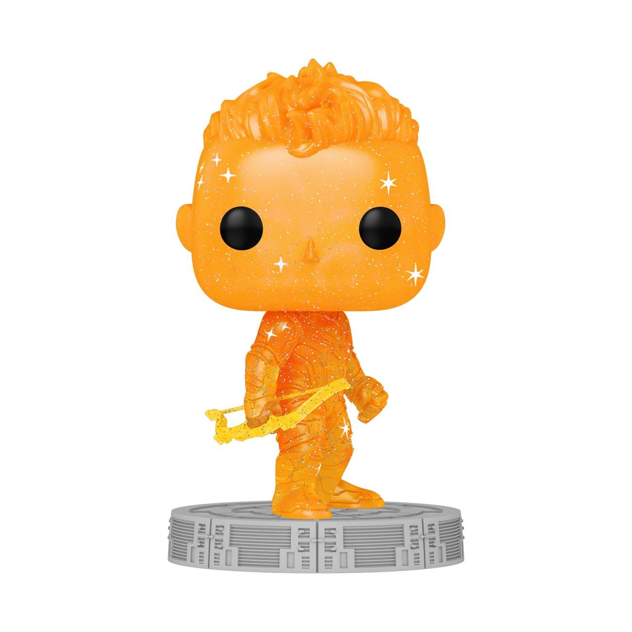 funko-pop-artist-series-hawkeye-figurine-vinyle-orange image 2