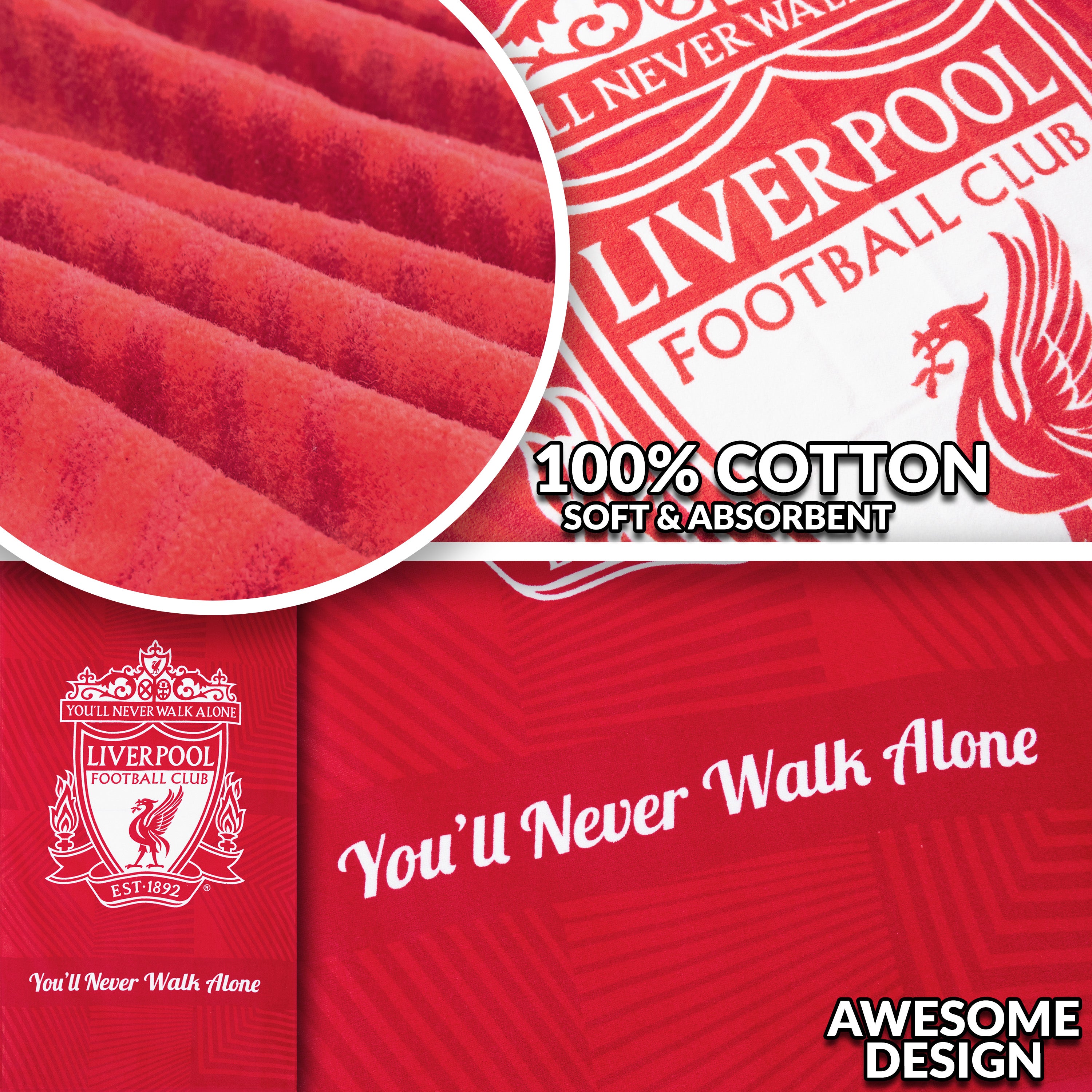 liverpool-serviette-bain-coton-rouge-137x69-cm-supporters image 4