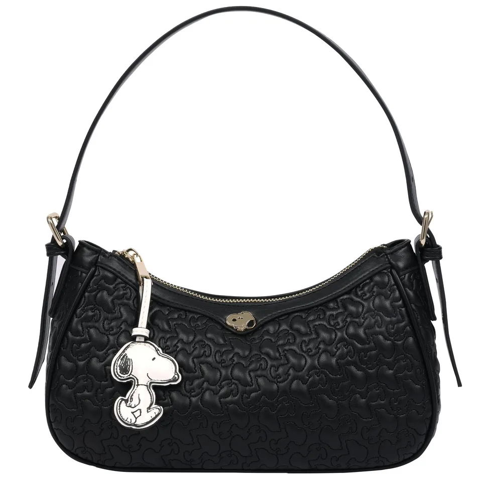 danielle-nicole-peanuts-quilted-sac-paule-noir-snoopy image 1