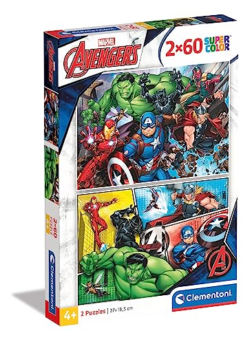 marvel-puzzles-avengers-2x60-pi-ces-puzzle-enfant-4-ans-clementoni image 7