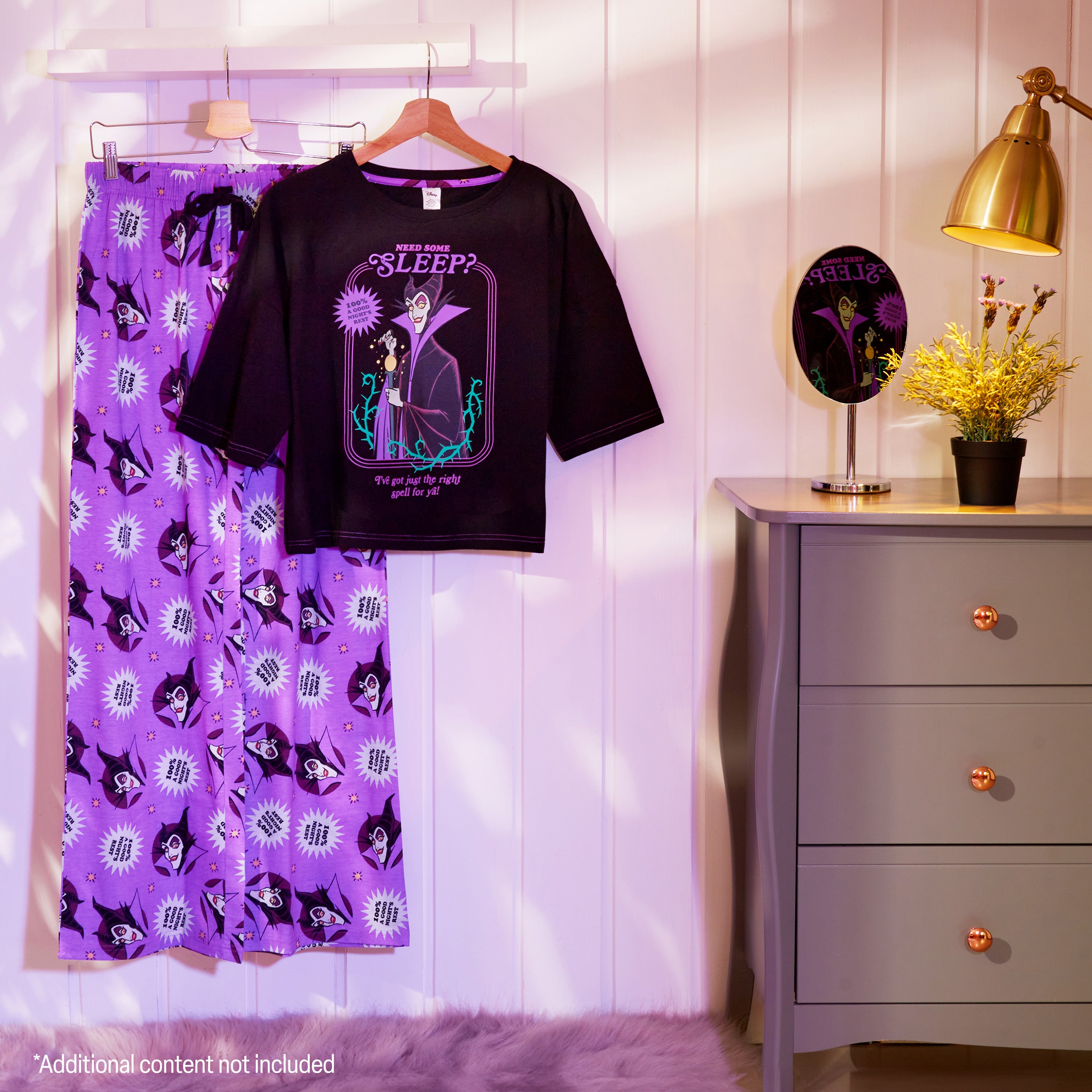 get-trend-disney-pyjama-femme-long-coton-m-chantes image 2