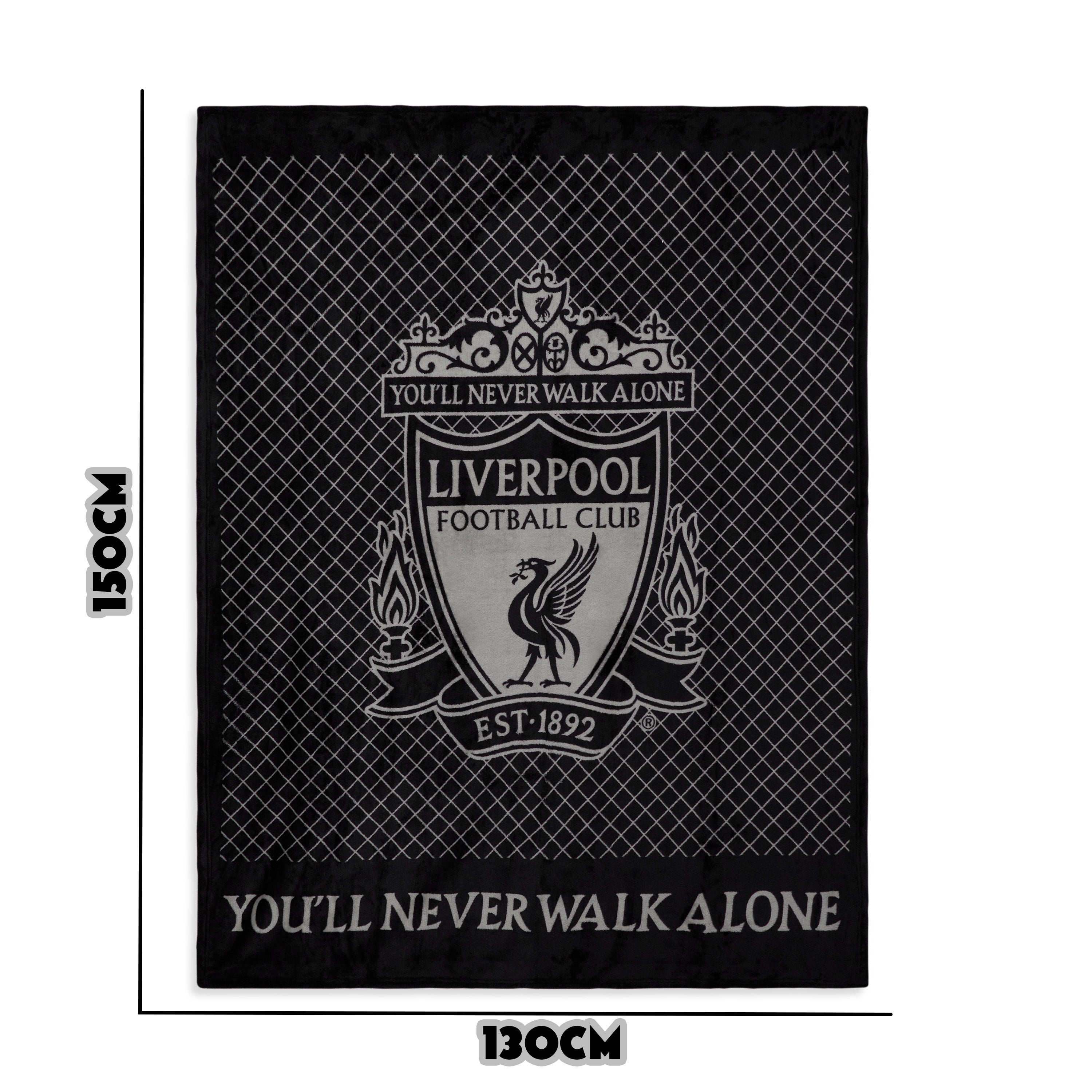 liverpool-fc-plaid-polaire-noir-130x150-cm-canap-lit image 5