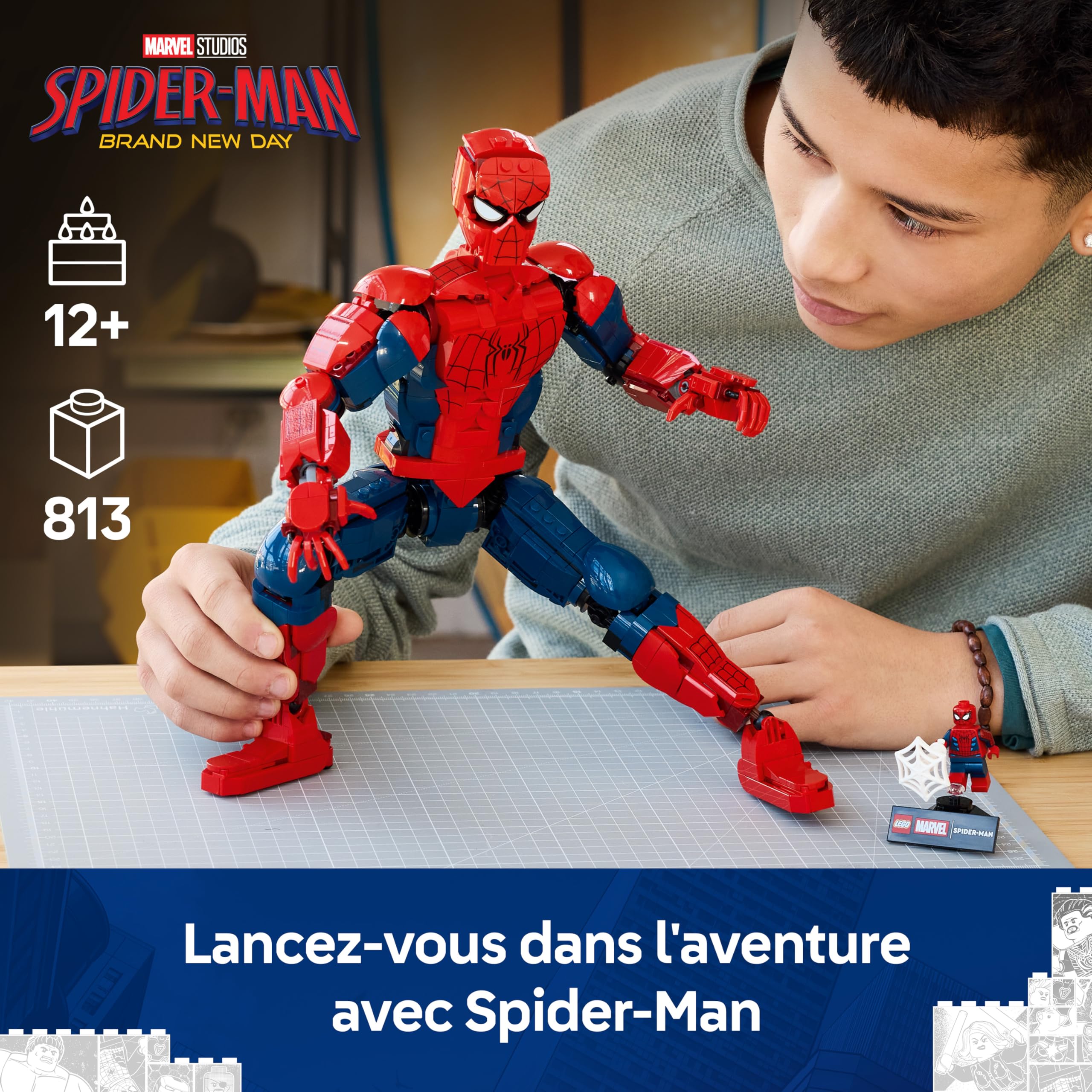 lego-marvel-76346-spider-man-figurine-h-ros-36-cm-813-pi-ces image 3