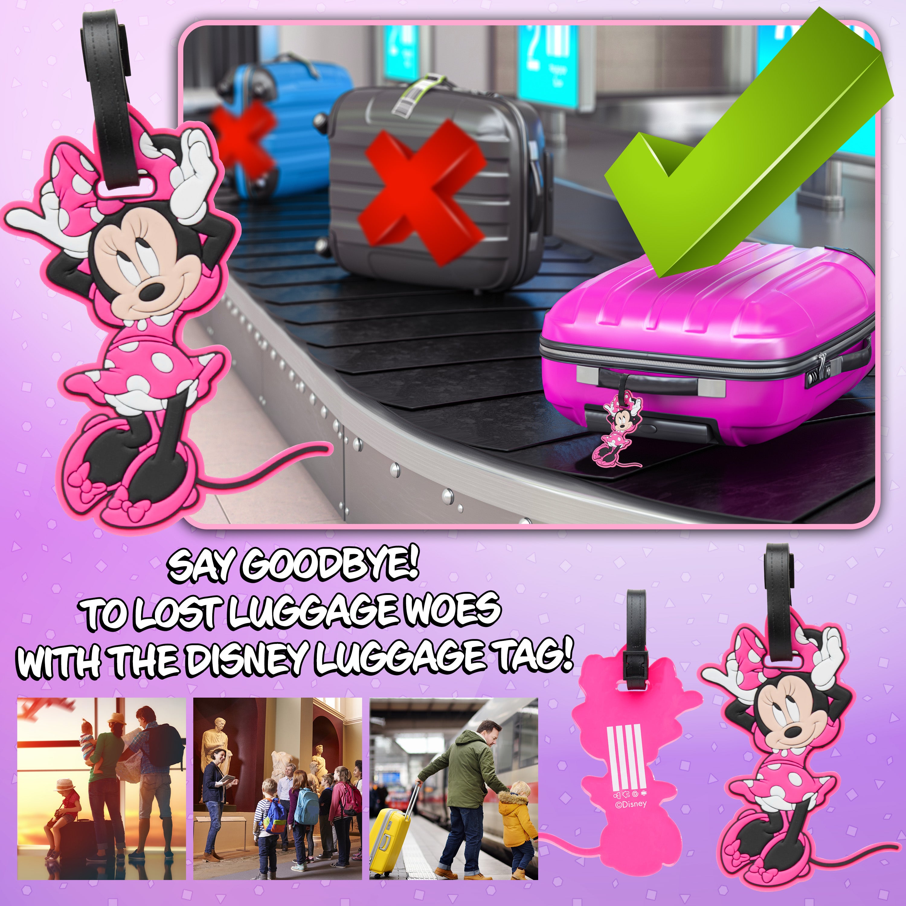 disney-minnie-tiquette-valise-pvc-souple-minnie-mouse image 4