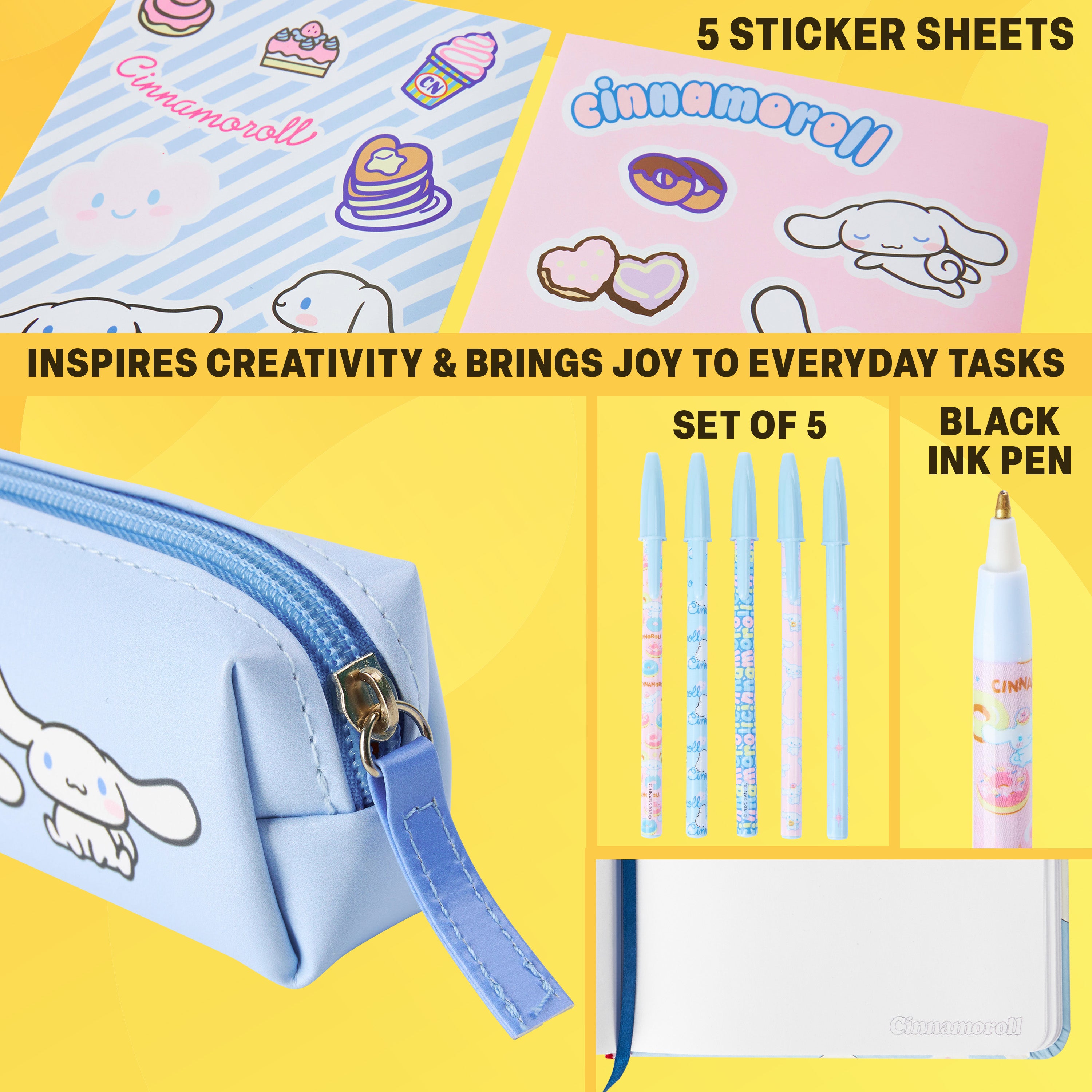 get-trend-cinnamoroll-kit-papeterie-kawaii-bleu image 4