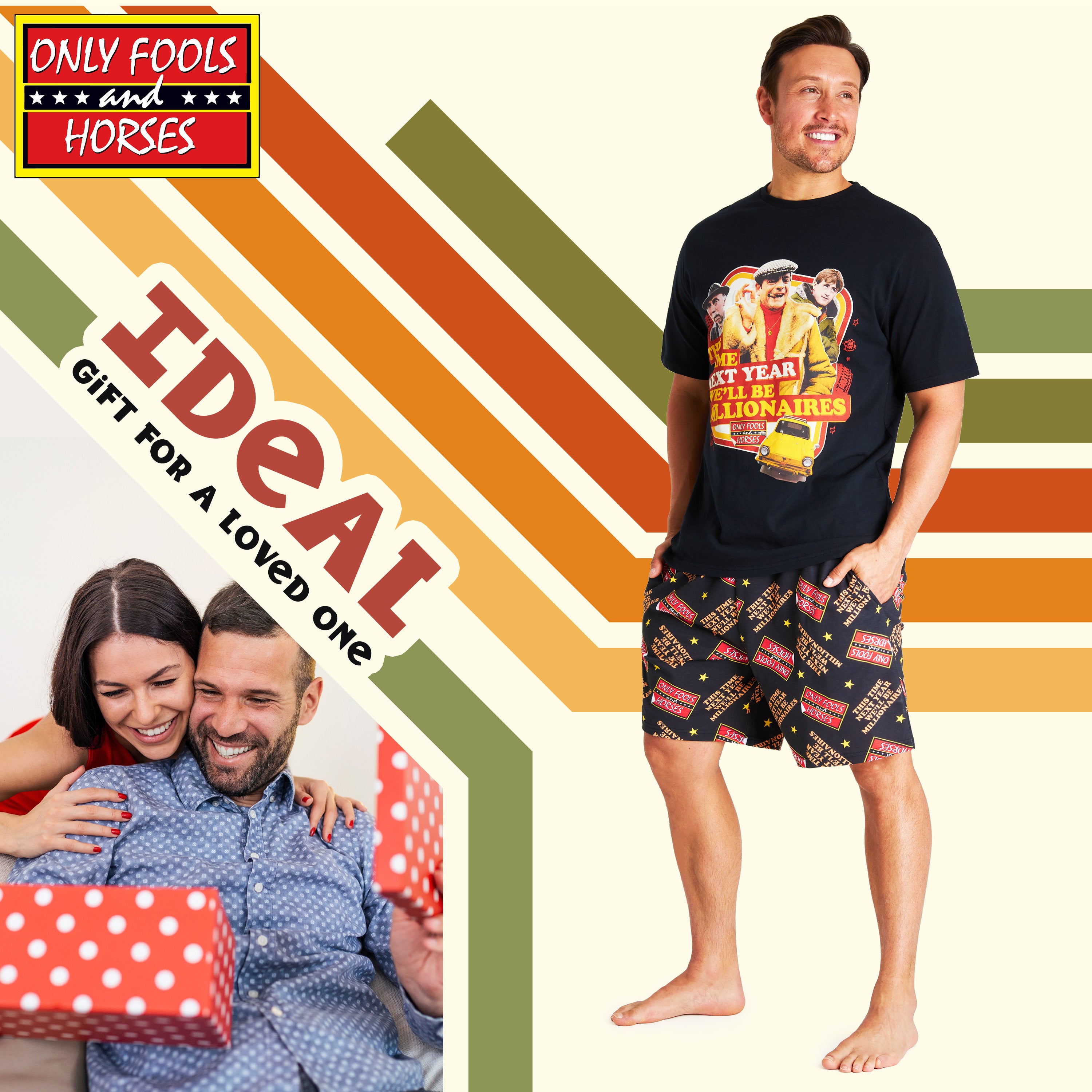 only-fools-and-horses-pyjama-homme-short-t-taille-s image 3