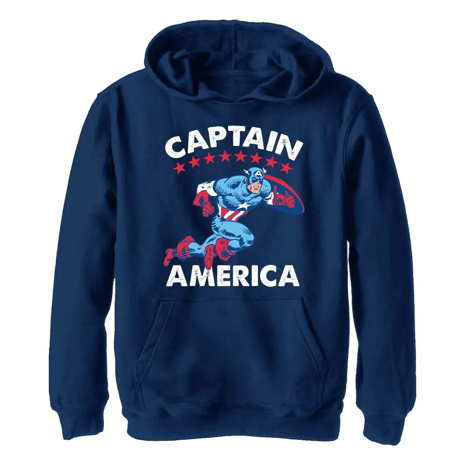 marvel-captain-america-sweat-capuche-enfant-9-ans-coton image 1
