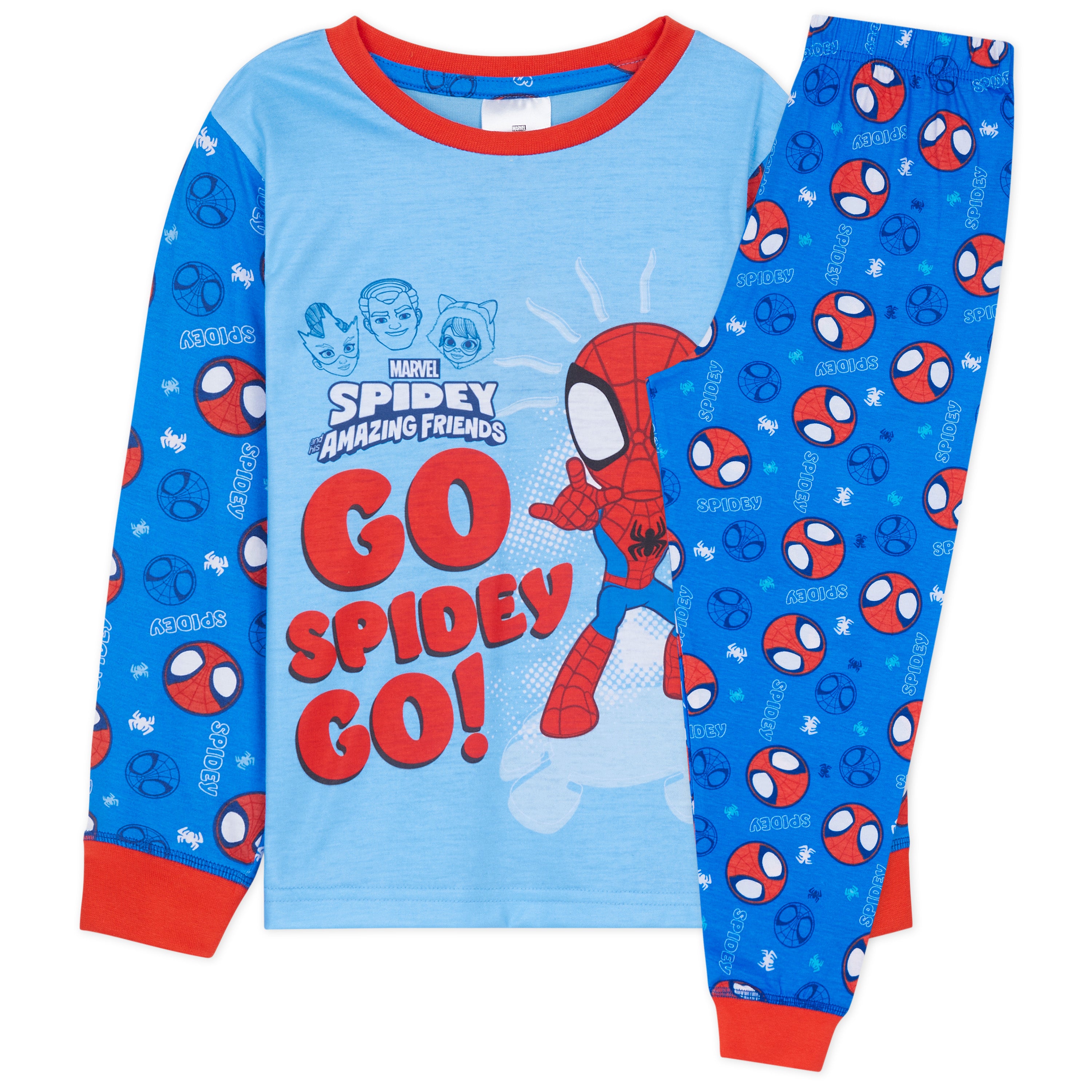 marvel-spider-man-pyjama-gar-on-2-pi-ces-5-6-ans-coton image 4