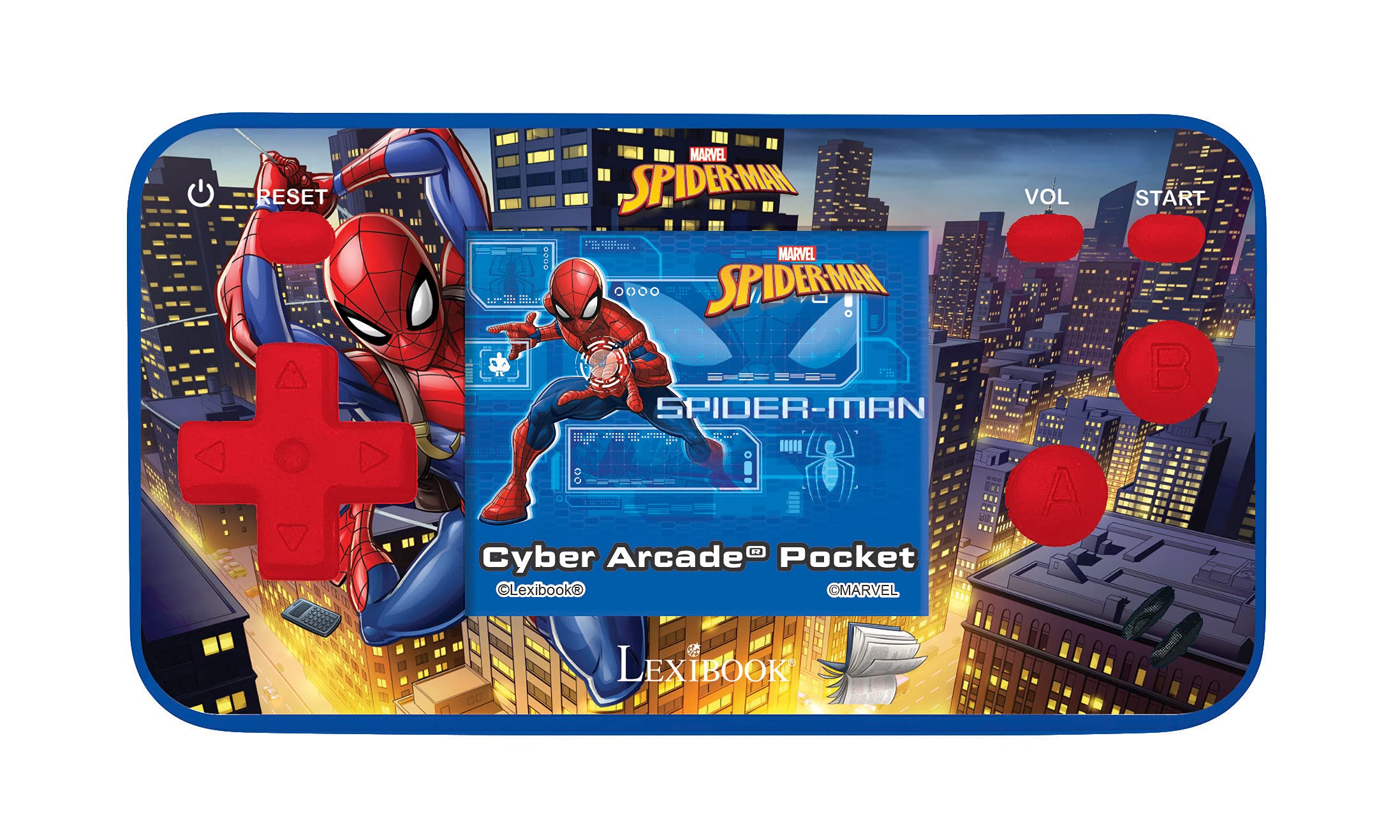 lexibook-spider-man-jl1895sp-console-arcade-poche-150-jeux image 1