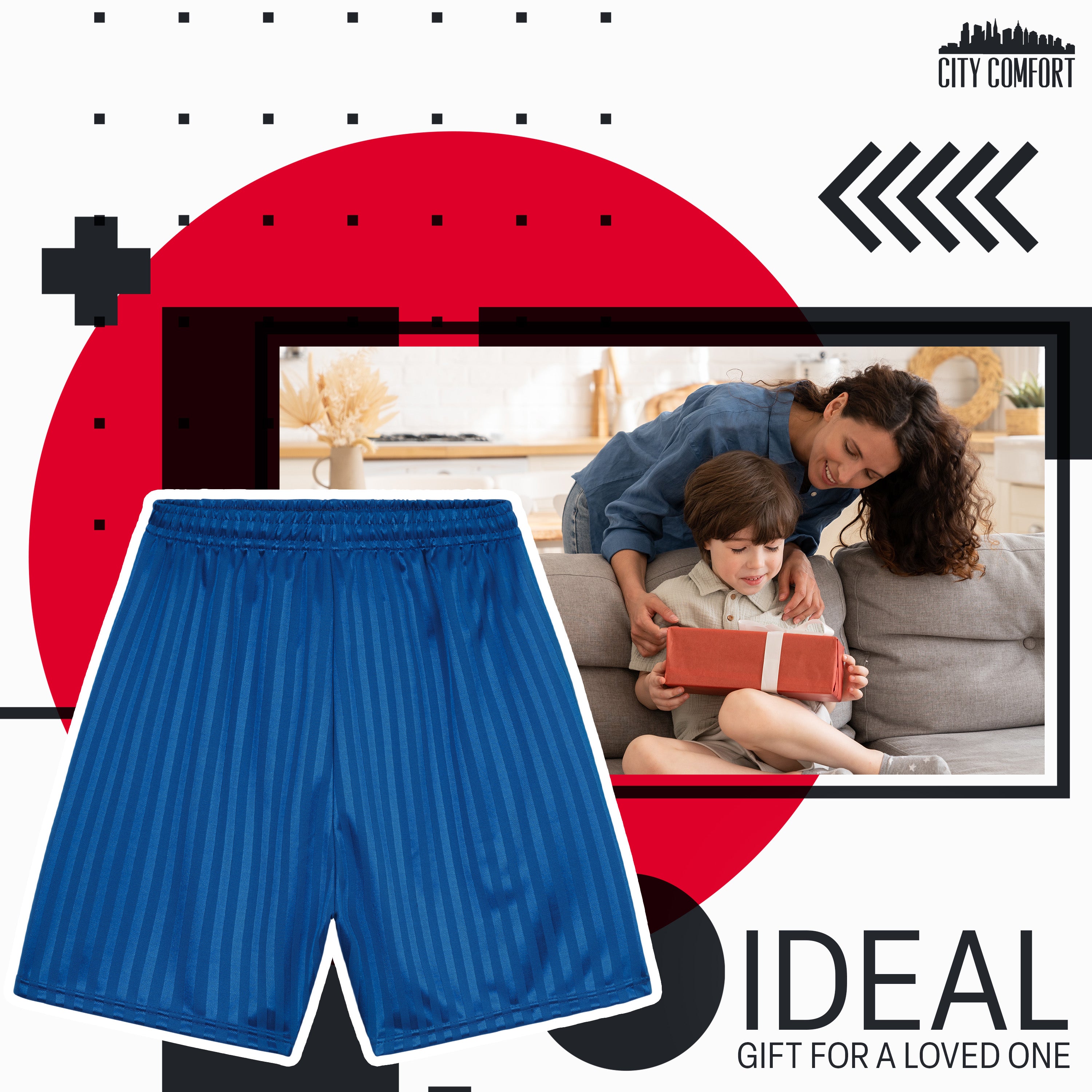 citycomfort-short-sport-gar-on-ray-polyester-5-14-ans image 4