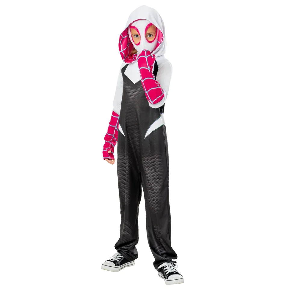 marvel-spider-gwen-spiderverse-d-guisement-fille-jumpsuit image 1