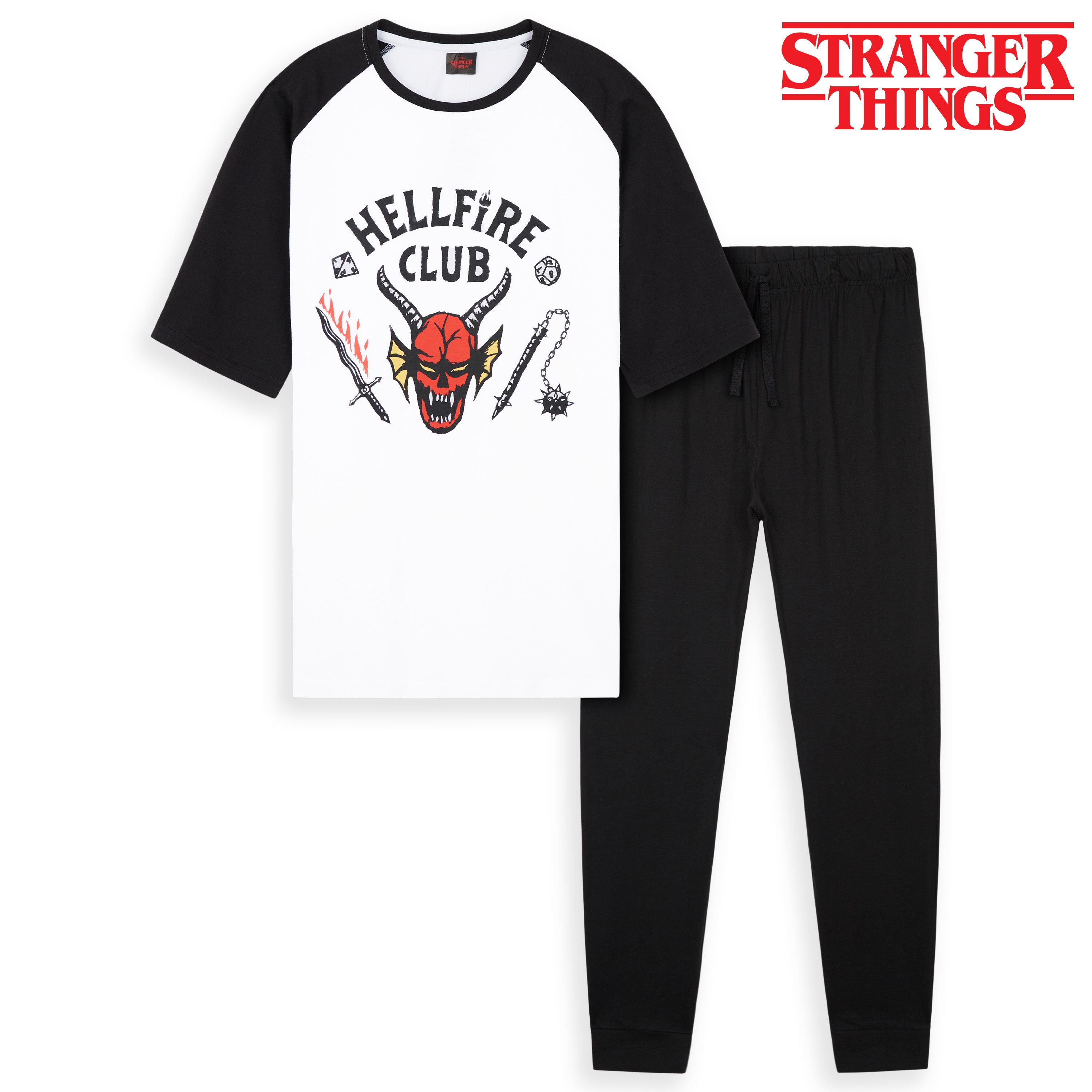 stranger-things-pyjama-homme-coton-t-shirt-pantalon image 5