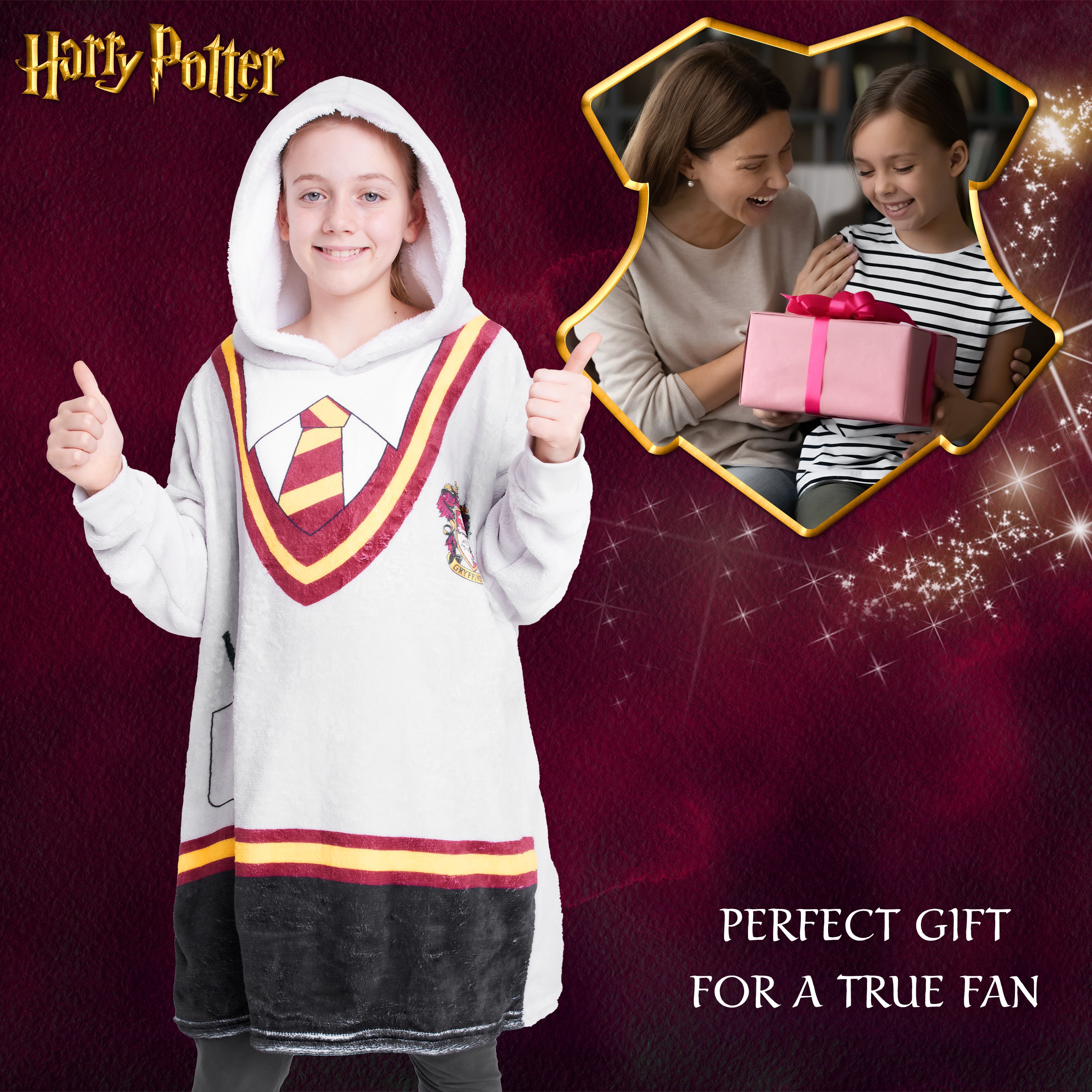 harry-potter-plaid-capuche-enfant-gryffondor-taille-unique image 4