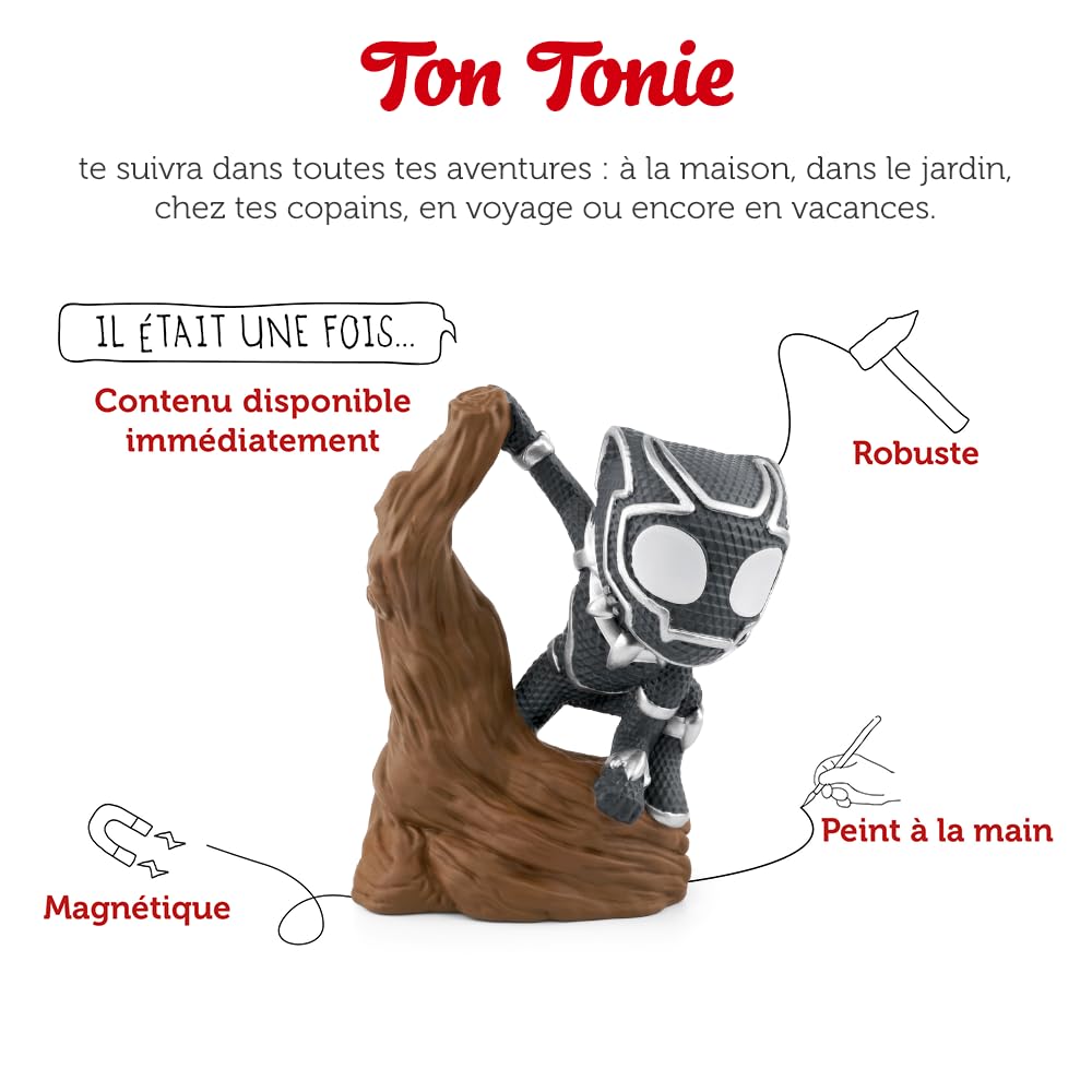 tonies-spidey-black-panther-figurine-audio-toniebox-3-ans image 2