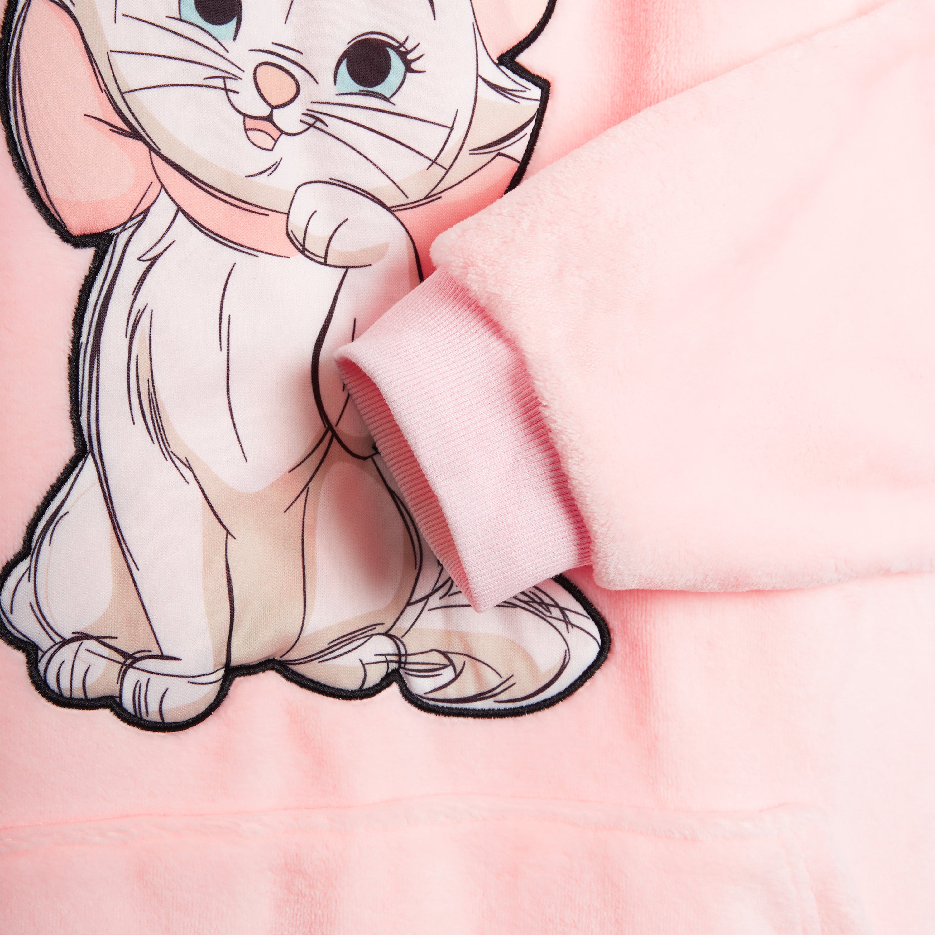 disney-sweat-plaid-hoodie-femme-oversize-polaire-sherpa image 4