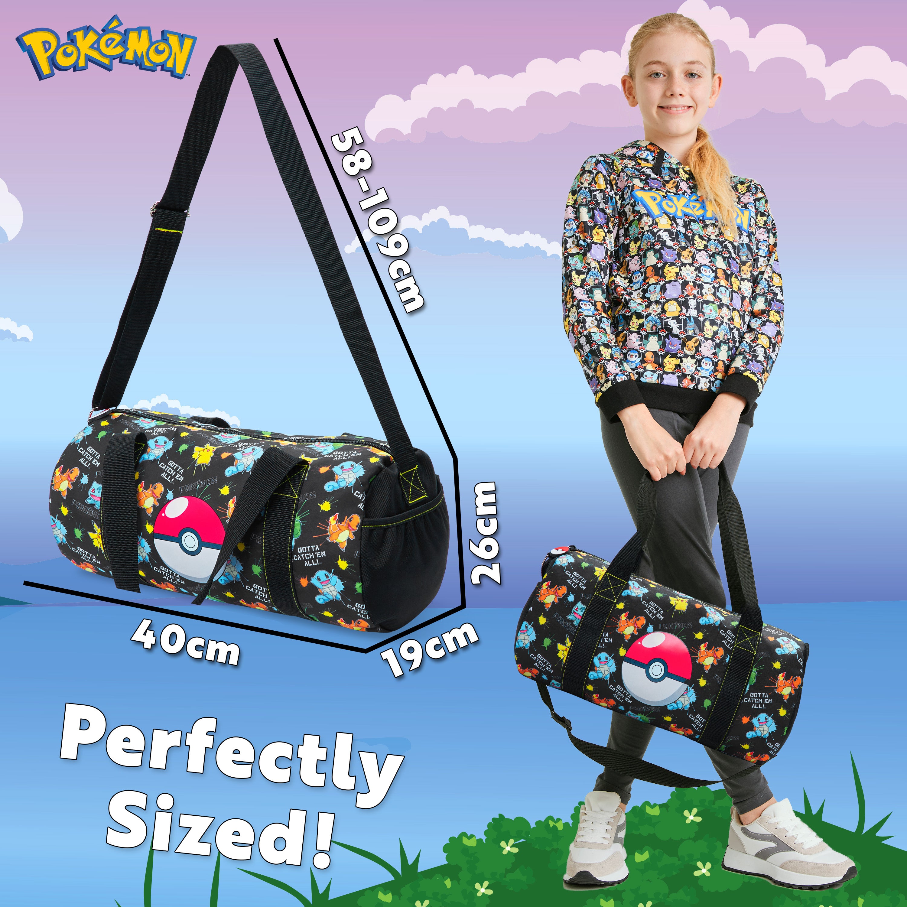 pok-mon-pikachu-sac-sport-duffle-bag-grand-holdall image 6
