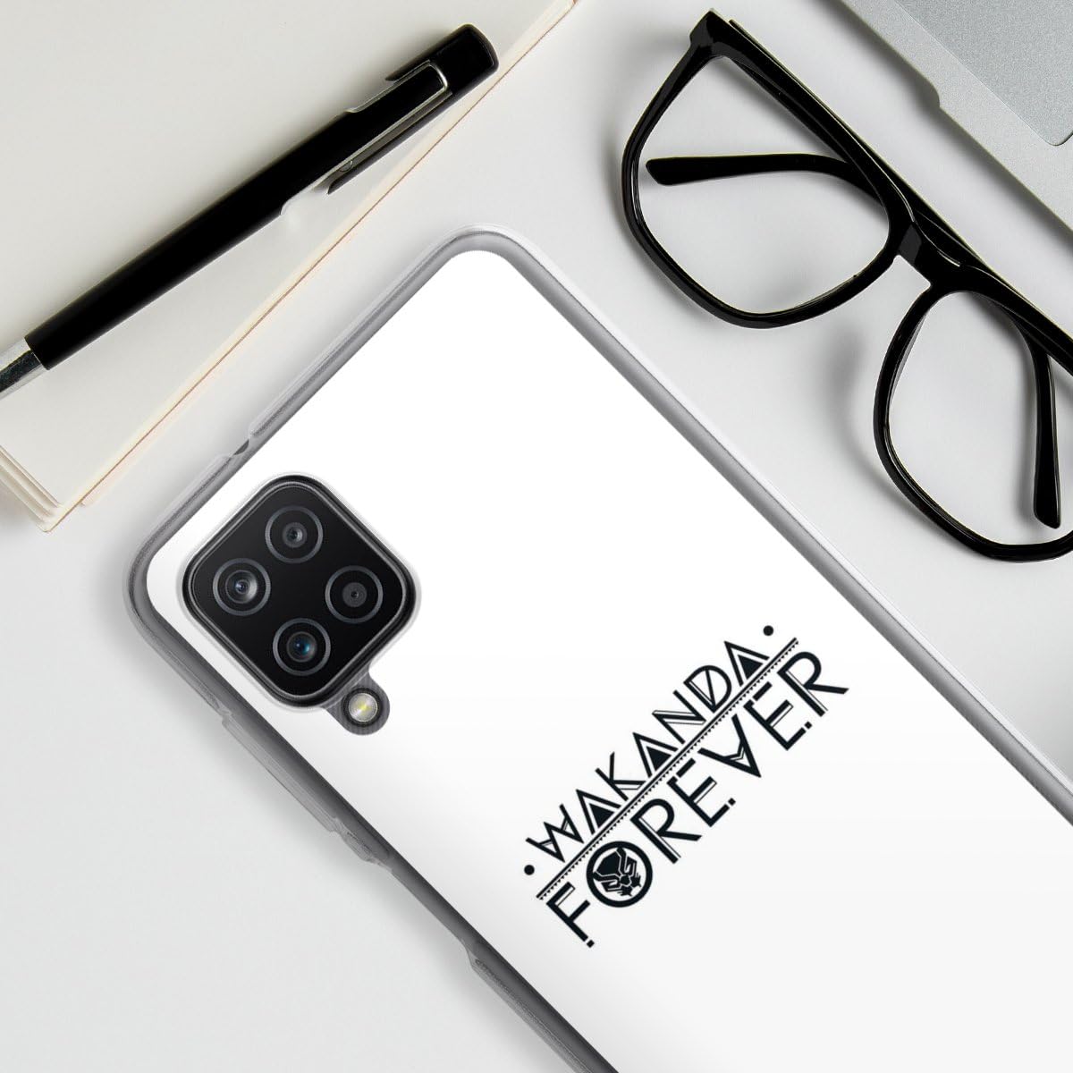 marvel-black-panther-wakanda-forever-coque-galaxy-a12-silicone image 4