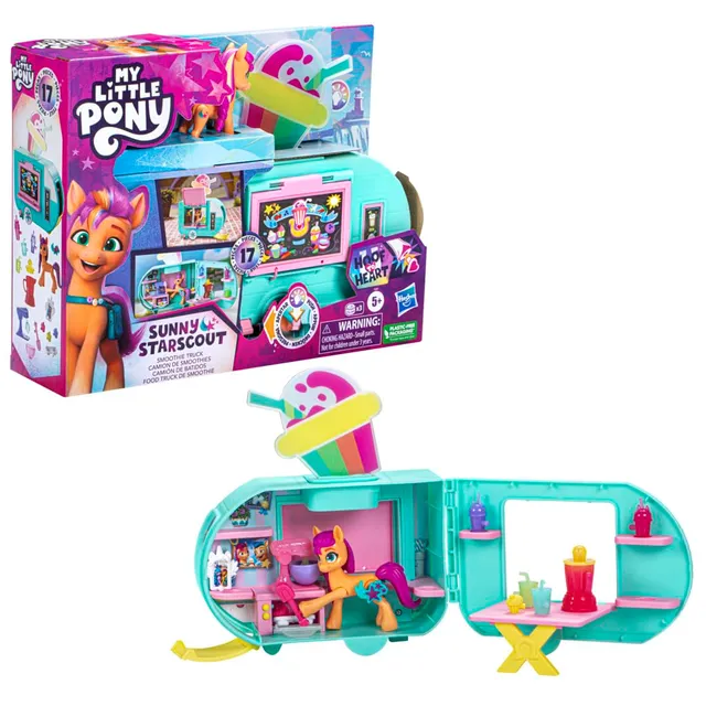 my-little-pony-a-new-generation-sunny-starscout-camion-smoothies-coffret-lumineu image 1