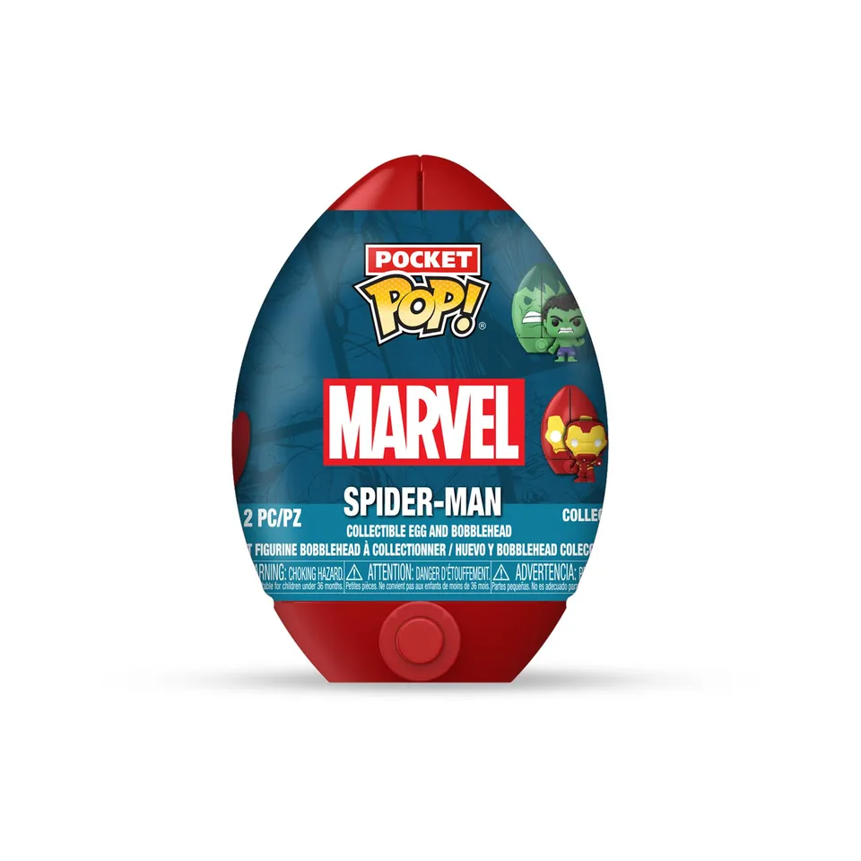funko-egg-pocket-pop-spider-man-figurine-vinyle image 1